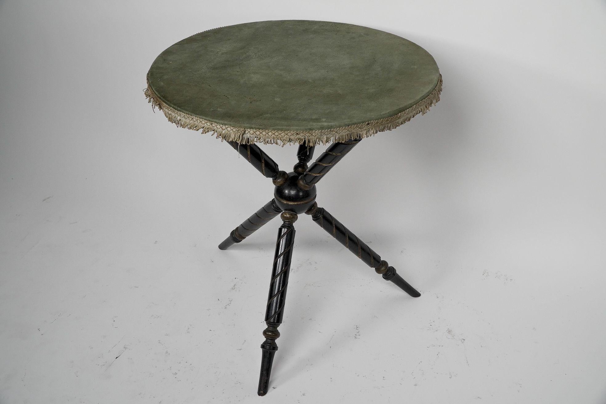 Ebonized An Aesthetic Movement 'Gypsy' Side Table For Sale