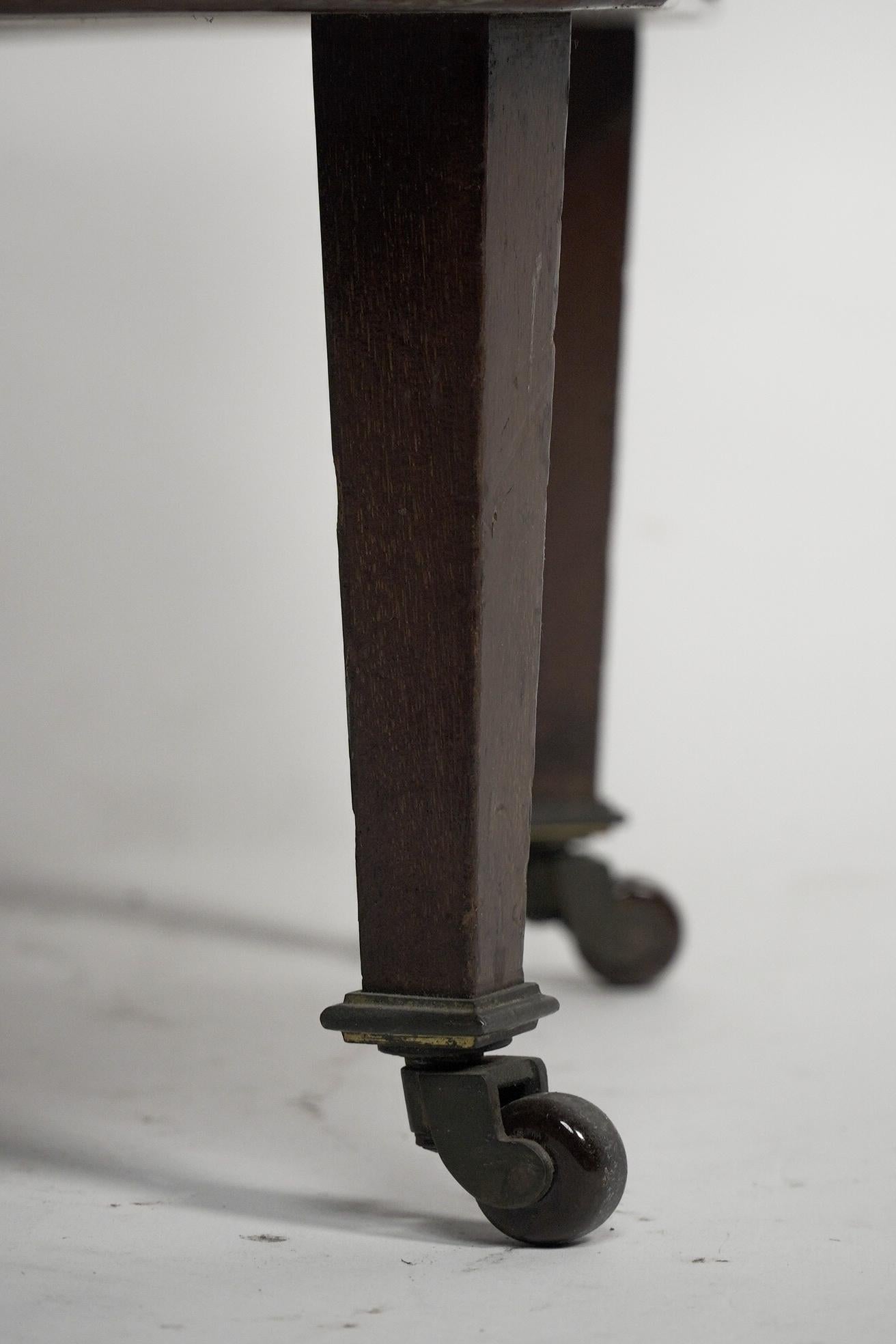 Gillows attr, An Aesthetic Movement octagonal walnut eight leg centre table For Sale 6