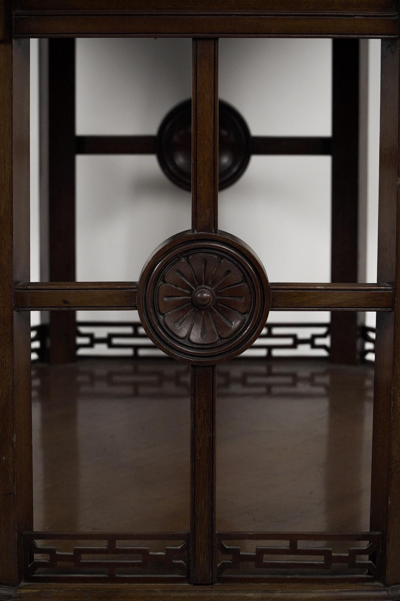 Gillows attr, An Aesthetic Movement octagonal walnut eight leg centre table For Sale 4