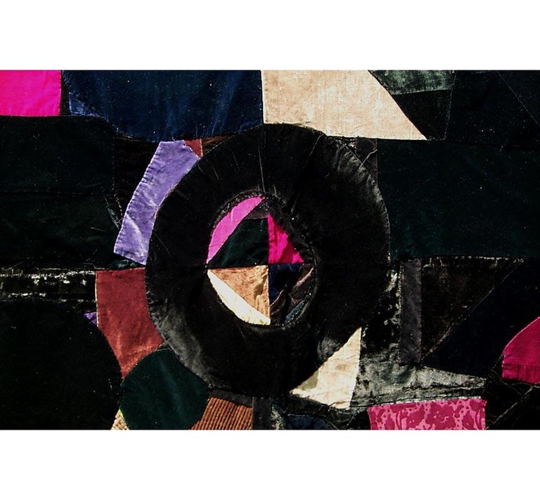 AfricanAmerican Quilt with Great Graphics. from the 1970's in Savannah