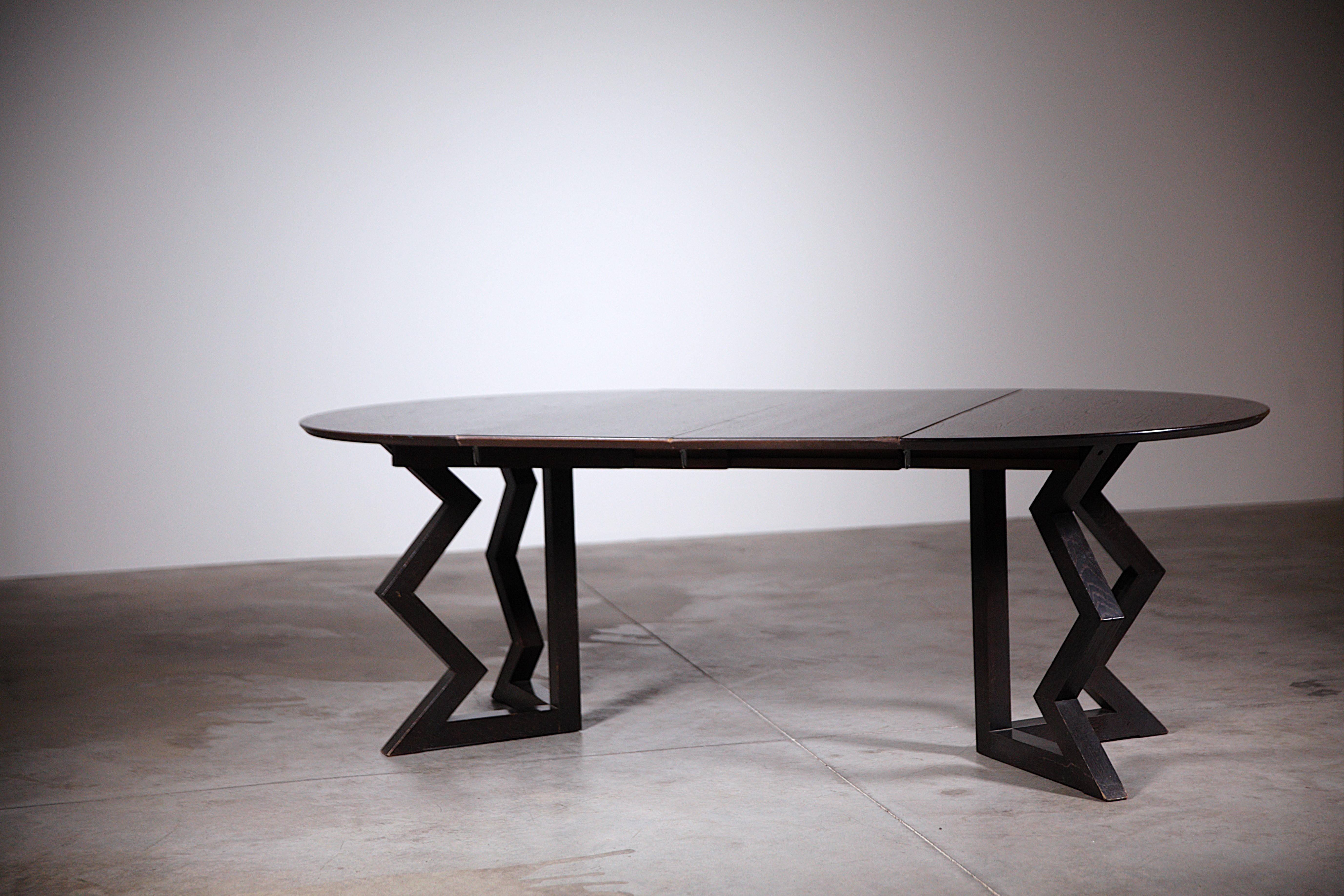 Table de salle à manger africainiste d'Artelano France, années 1990 en vente 10