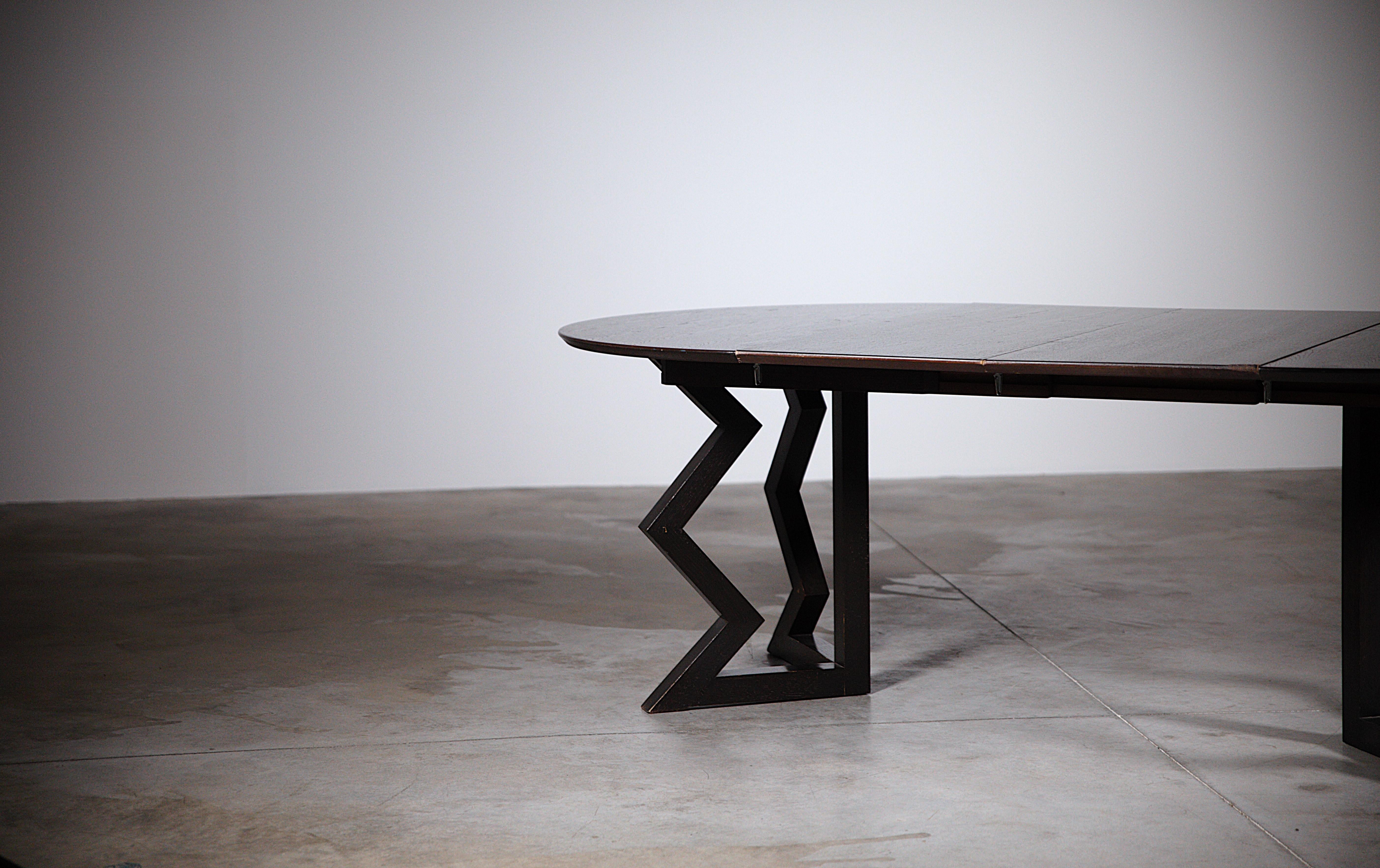 Table de salle à manger africainiste d'Artelano France, années 1990 en vente 11
