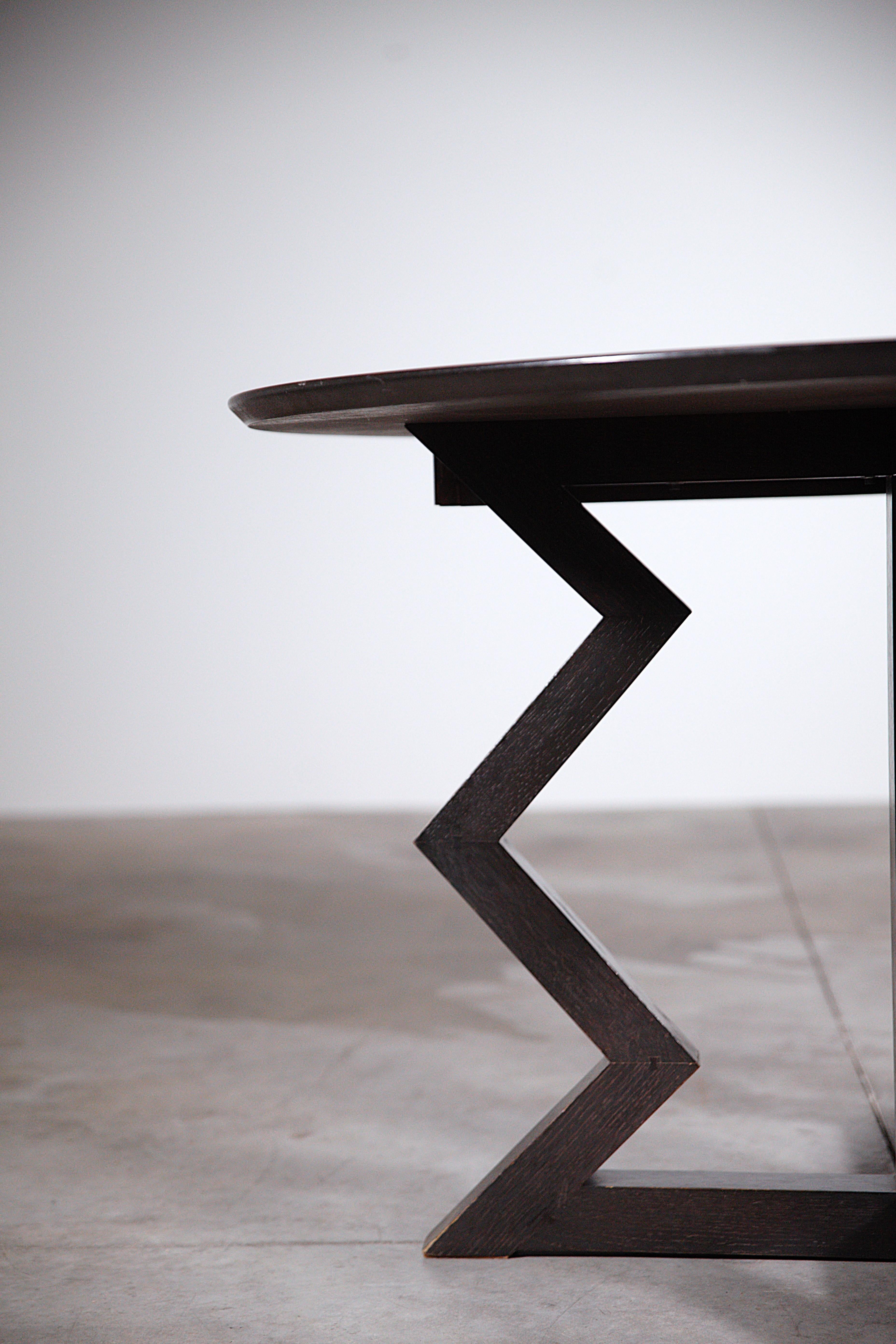 Fin du 20e siècle Table de salle à manger africainiste d'Artelano France, années 1990 en vente