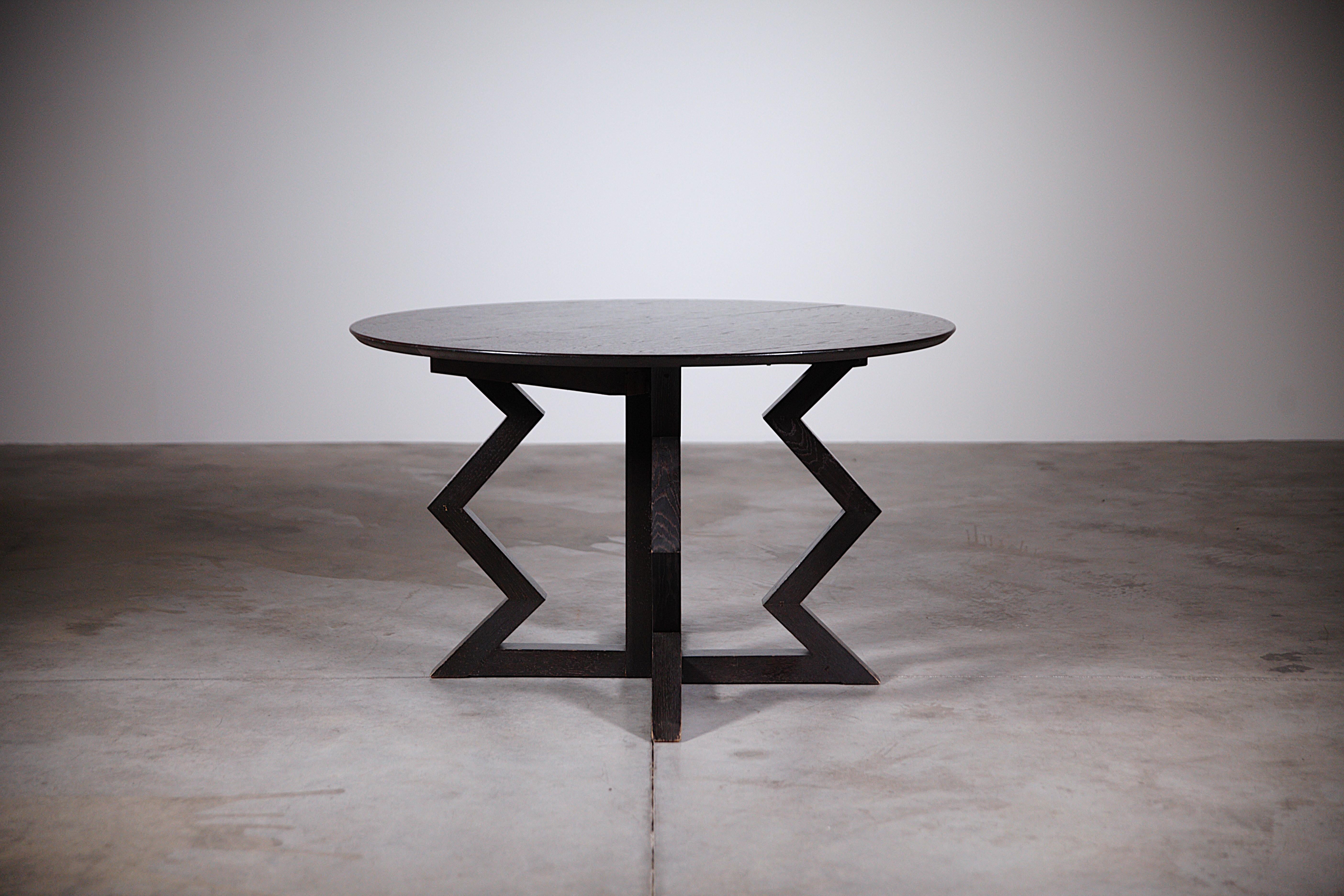 Table de salle à manger africainiste d'Artelano France, années 1990 en vente 2