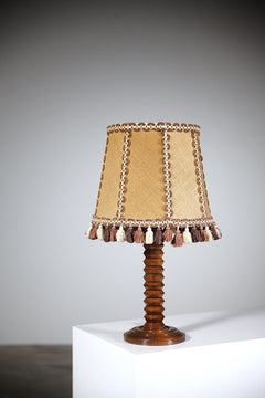 An Africanist Lamp by " Aux Dames de France " French Stores 1950's