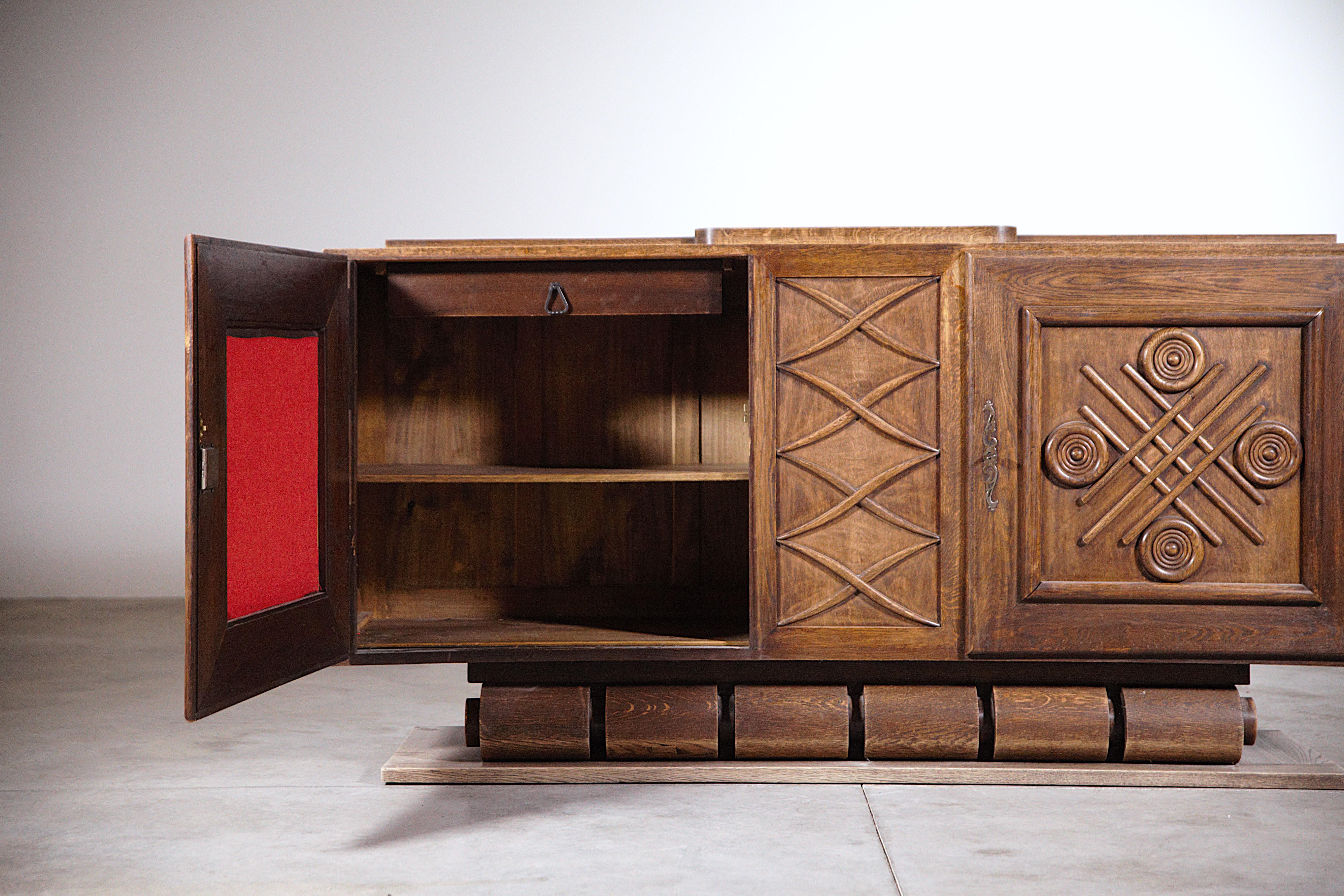 Buffet africaniste France 1950 en vente 4