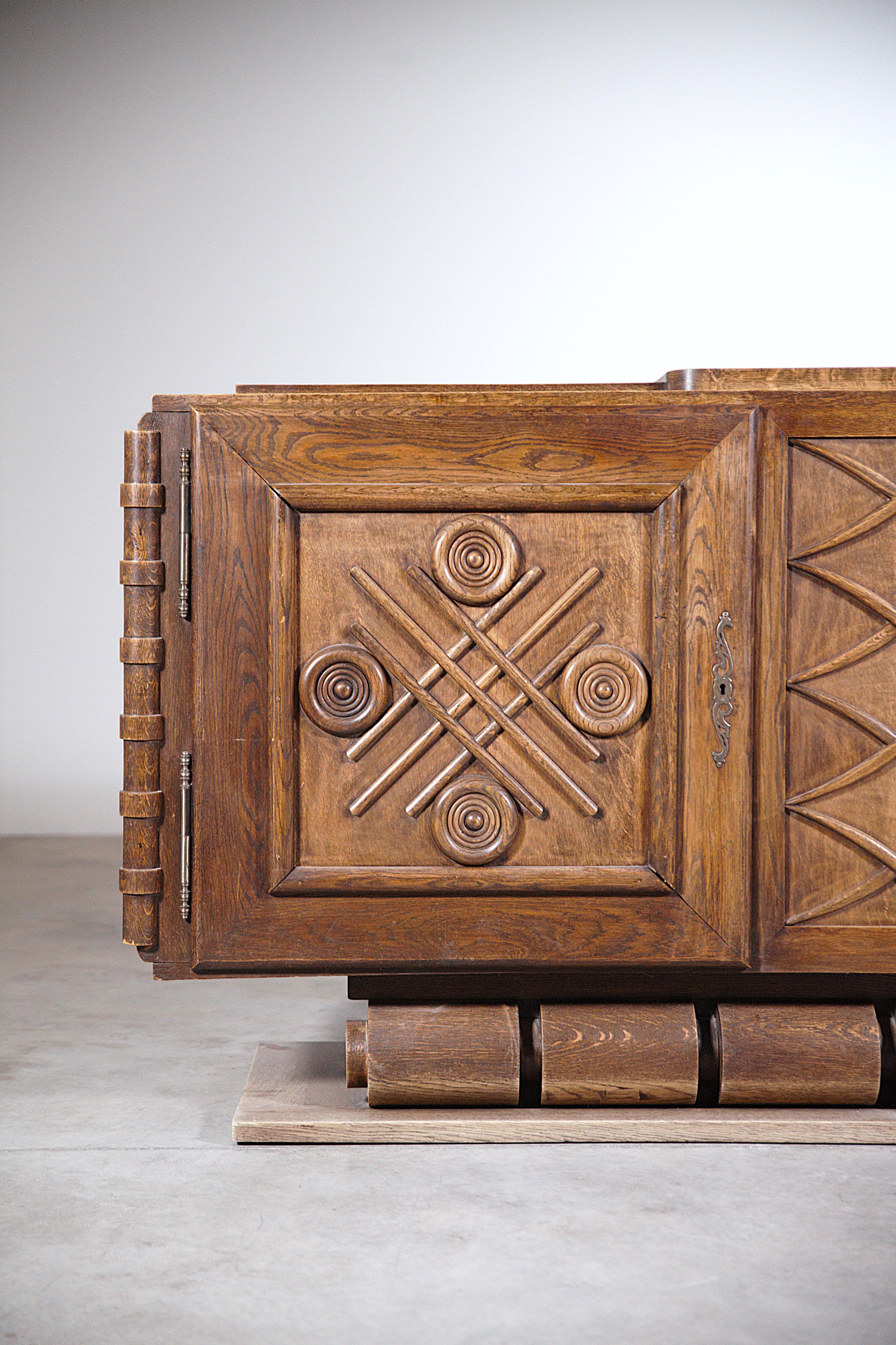 Buffet africaniste France 1950 Bon état - En vente à HYÈRES, FR