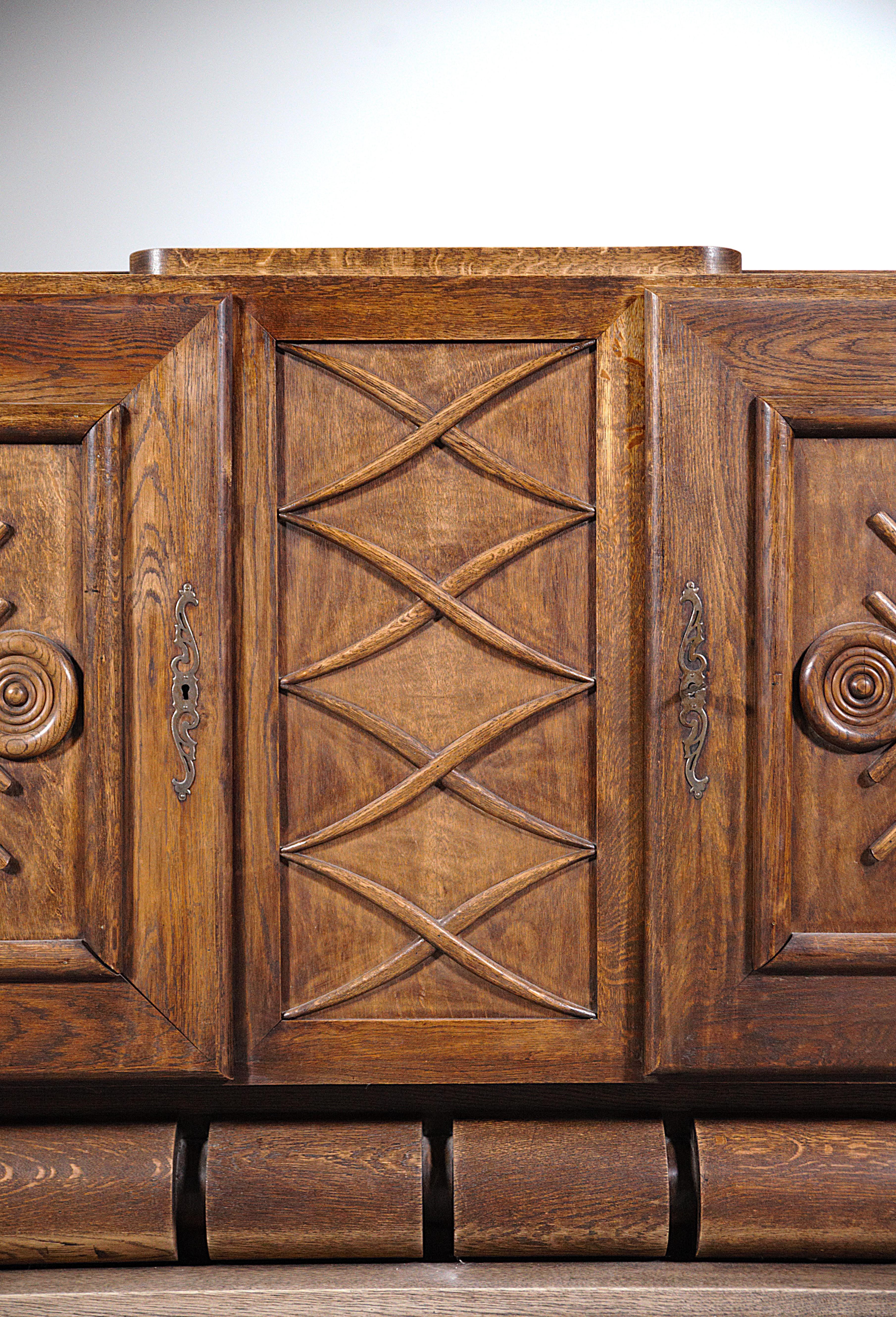 Buffet africaniste France 1950 en vente 2