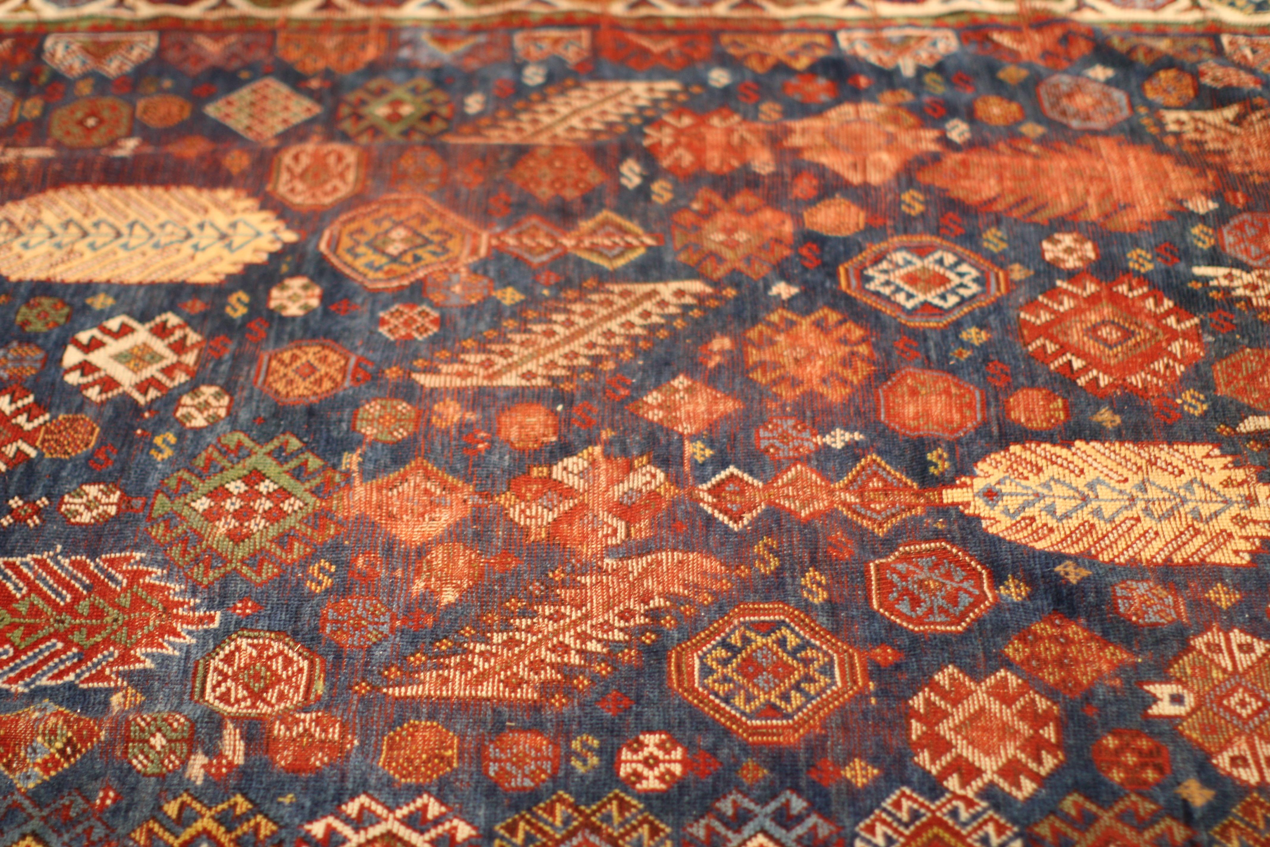 Wool Afshar Rug, South Persia, circa 1850 For Sale