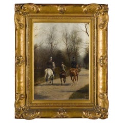 Afternoon Horseback Ride by Edmond-Georges Grandjean