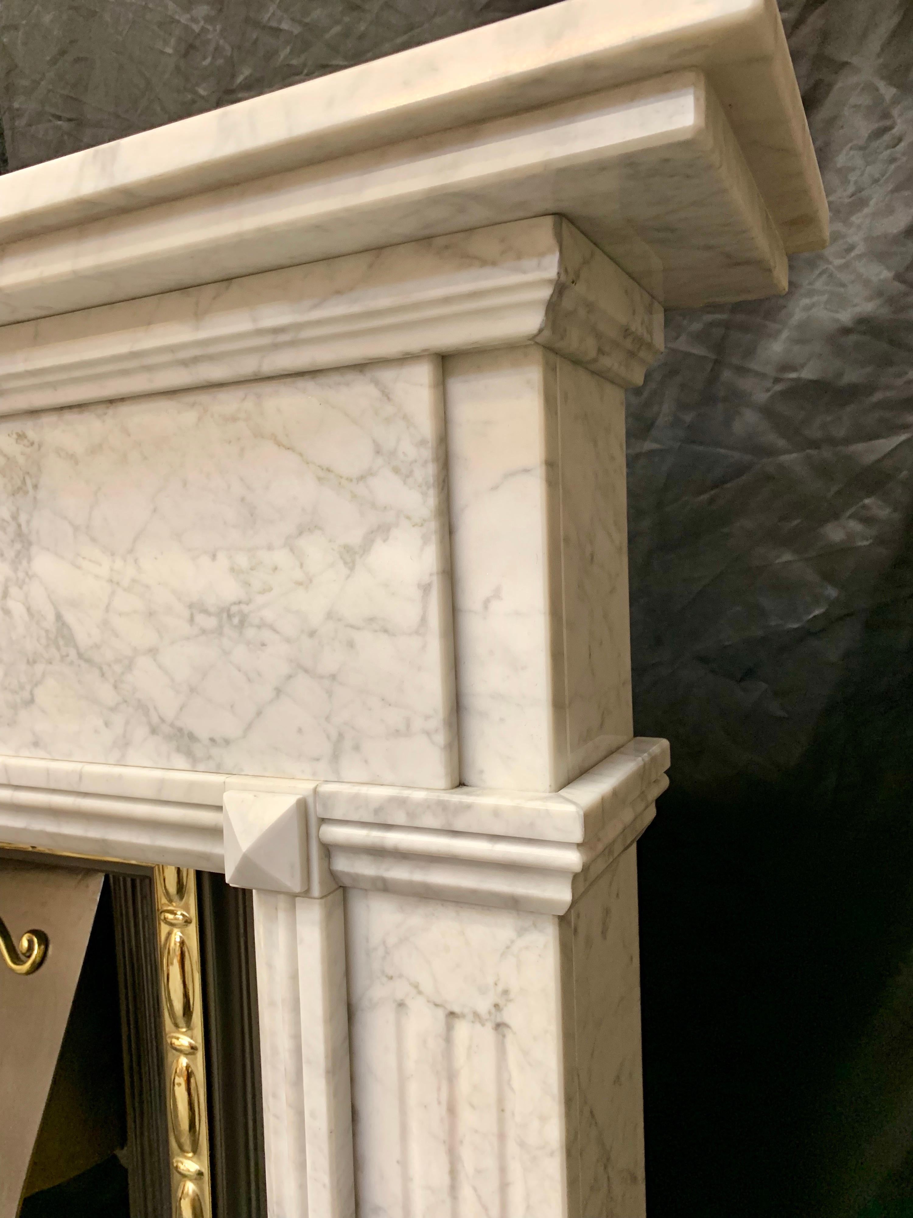 victorian marble fireplace