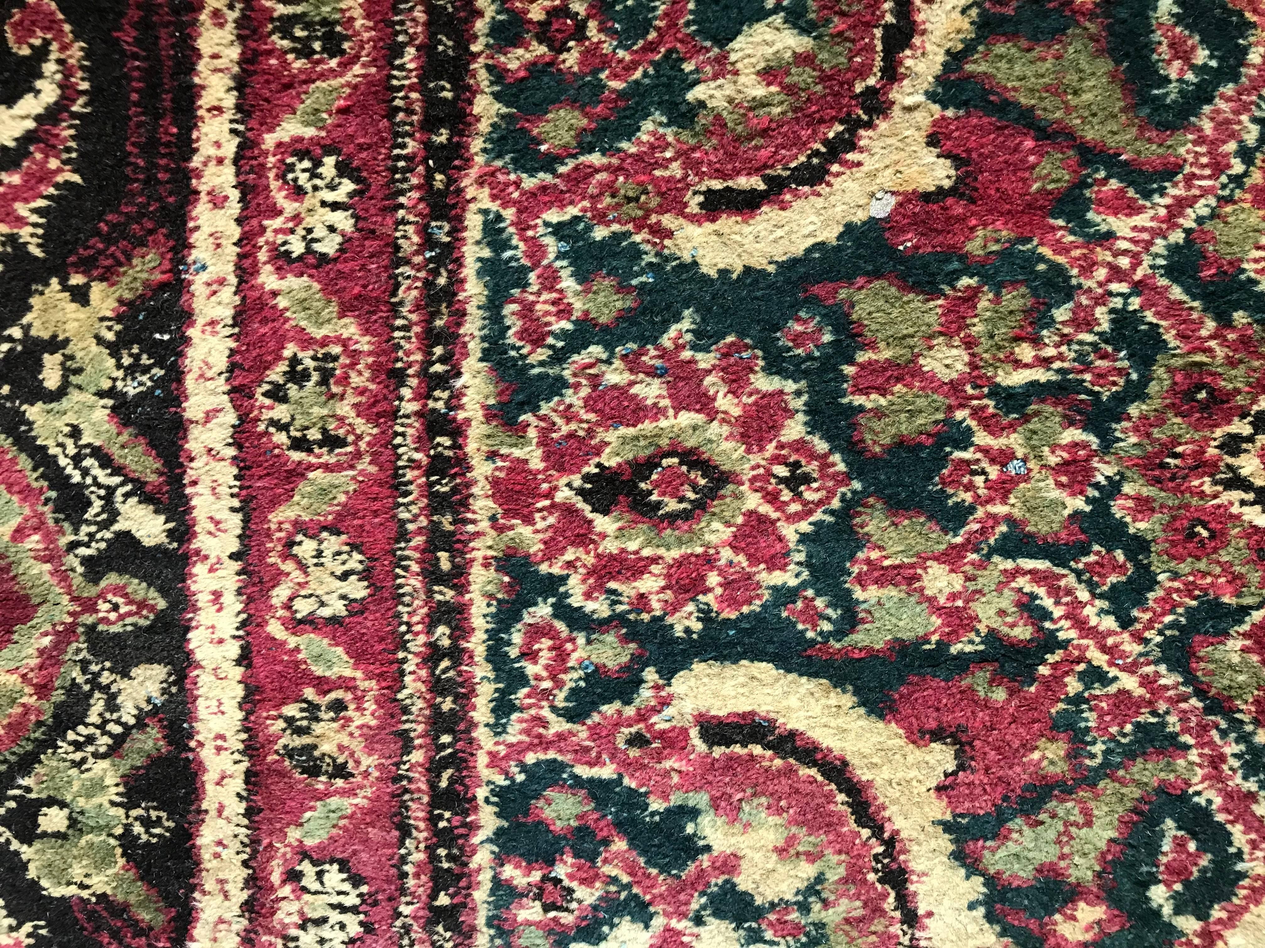 Agra 19th Century Carpet Rug 1