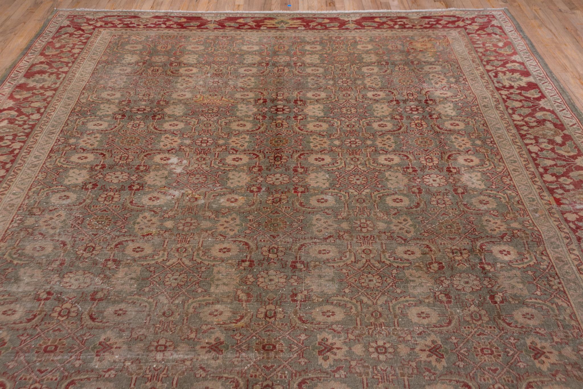 Hand-Knotted An Agra Rug circa 1950.  For Sale