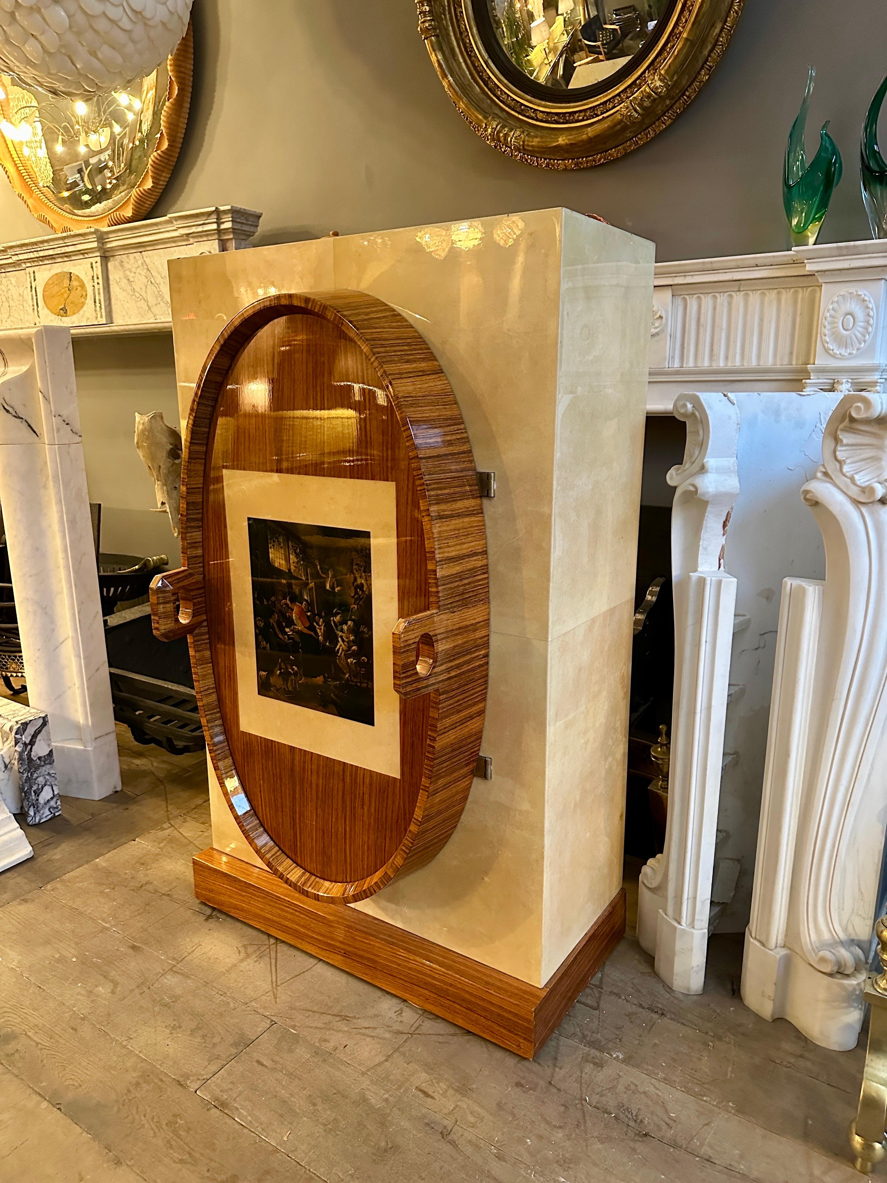 Un mueble bar en pergamino Aldo Tura Bar en seco en venta 7