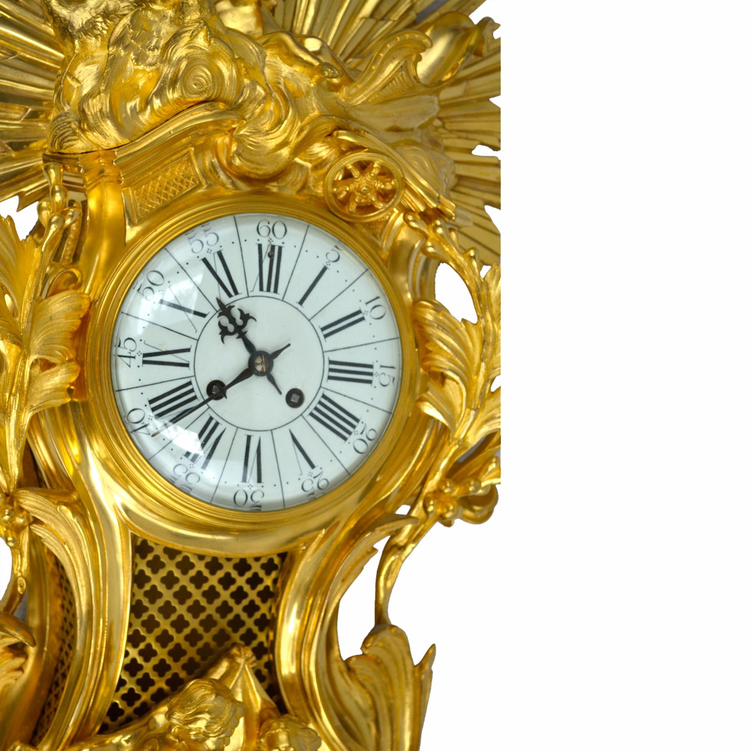 day night wall clock