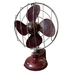 An Amazing 1930s Art Deco Bakelite and Steel Italian Fan