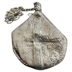 An Amazing 1950s Silver Metal Mesh Italian Evening Bag by Carla Carini