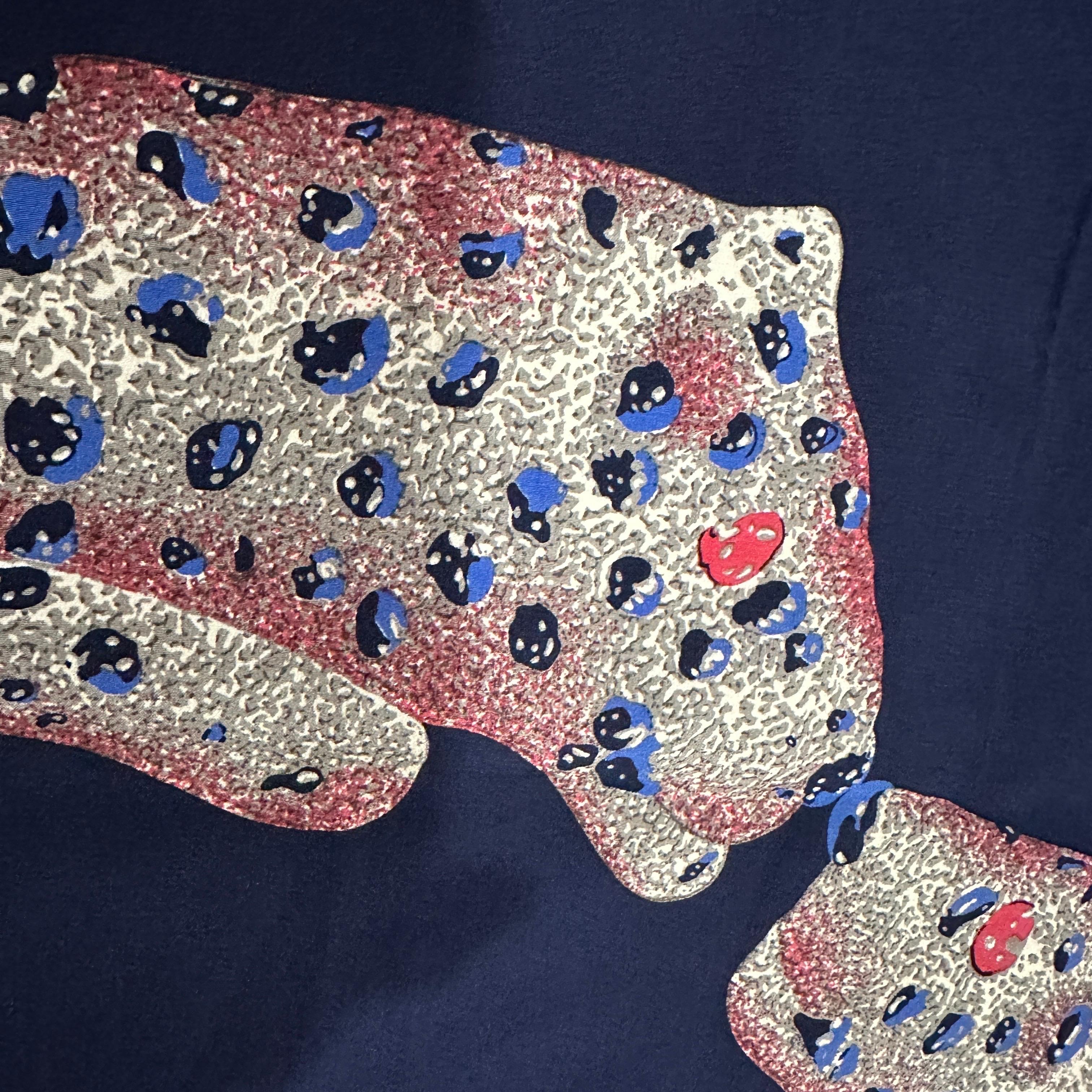 An Amazing 1990s Panther Ring Scarf by Cartier For Sale 7