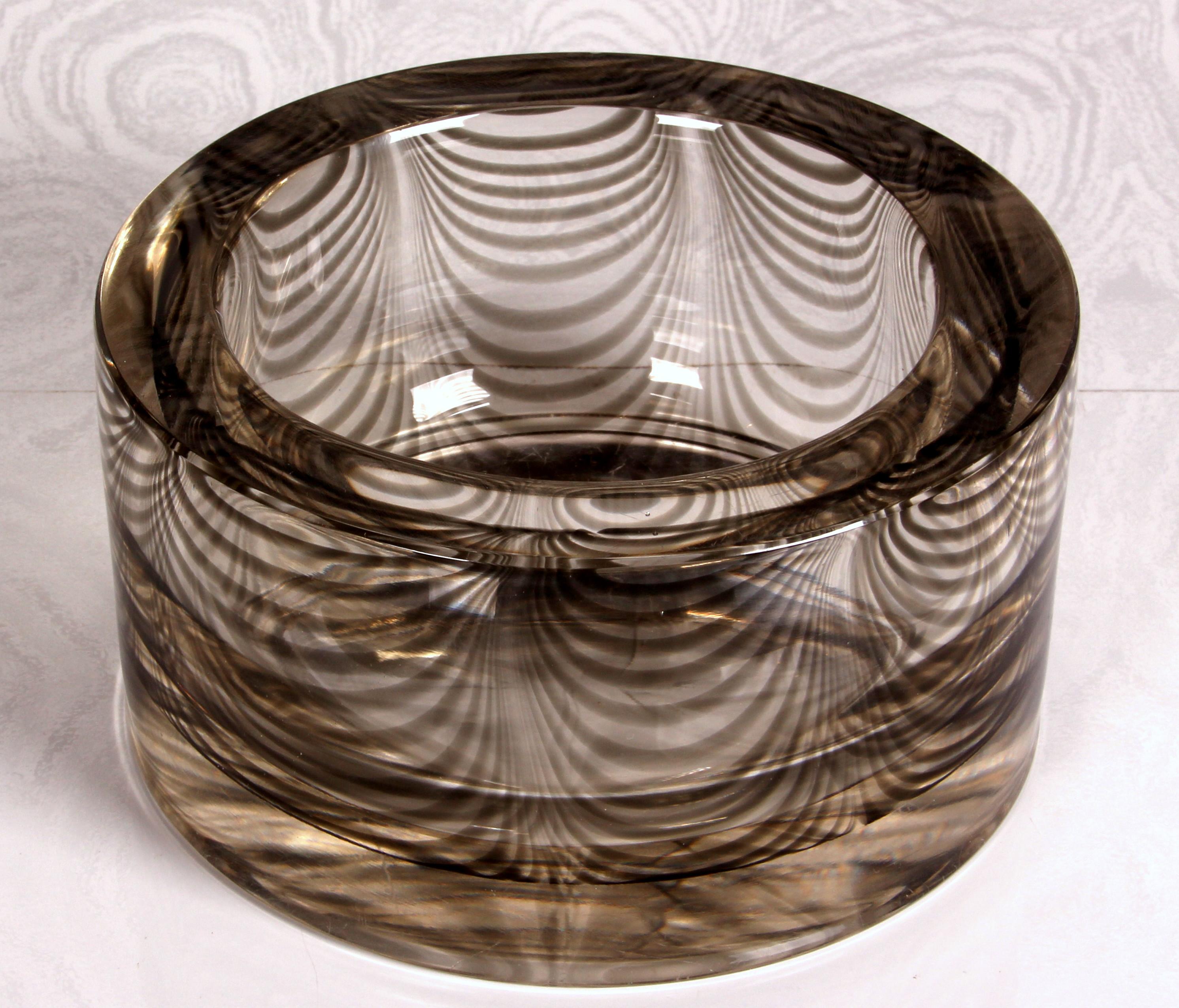 Ein erstaunlicher Fulvio Bianconi MURANO sehr schwer (2,25KG) 1970er BOWL oder Aschenbecher im Angebot 3