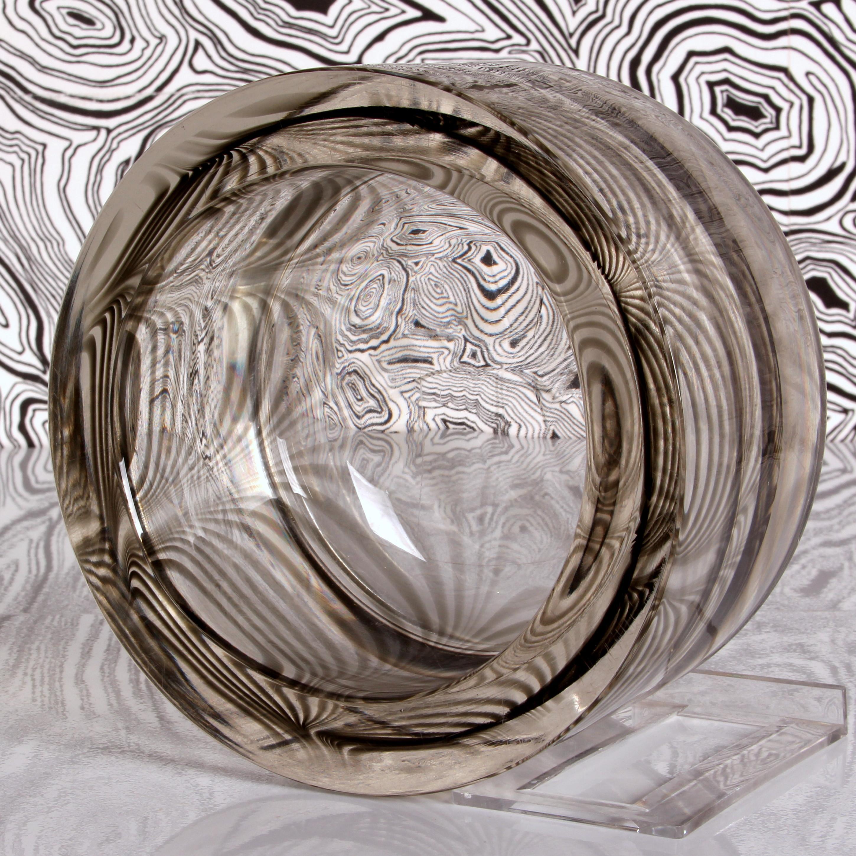 Ein erstaunlicher Fulvio Bianconi MURANO sehr schwer (2,25KG) 1970er BOWL oder Aschenbecher (Italienisch) im Angebot