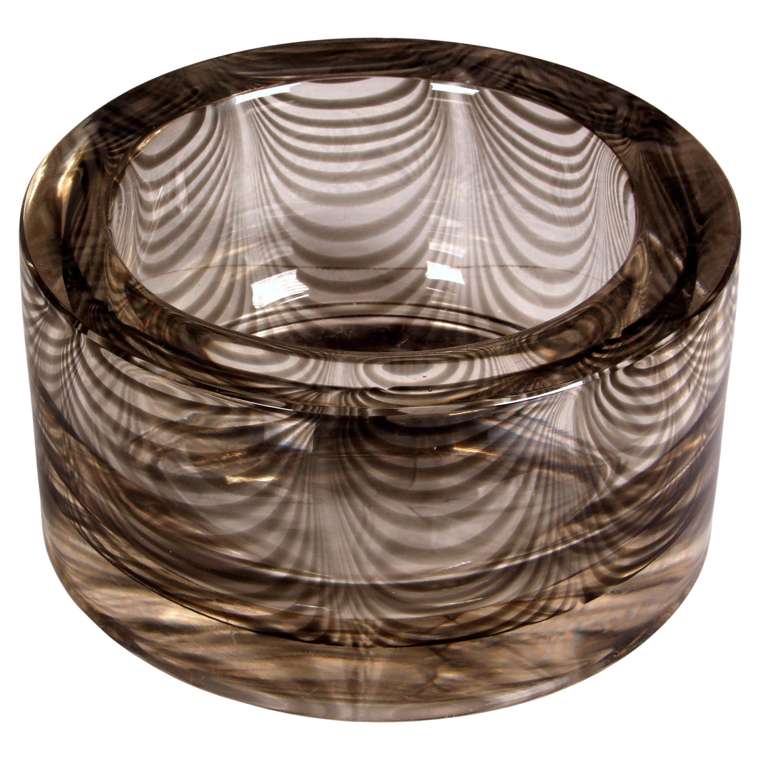 Ein erstaunlicher Fulvio Bianconi MURANO sehr schwer (2,25KG) 1970er BOWL oder Aschenbecher im Angebot