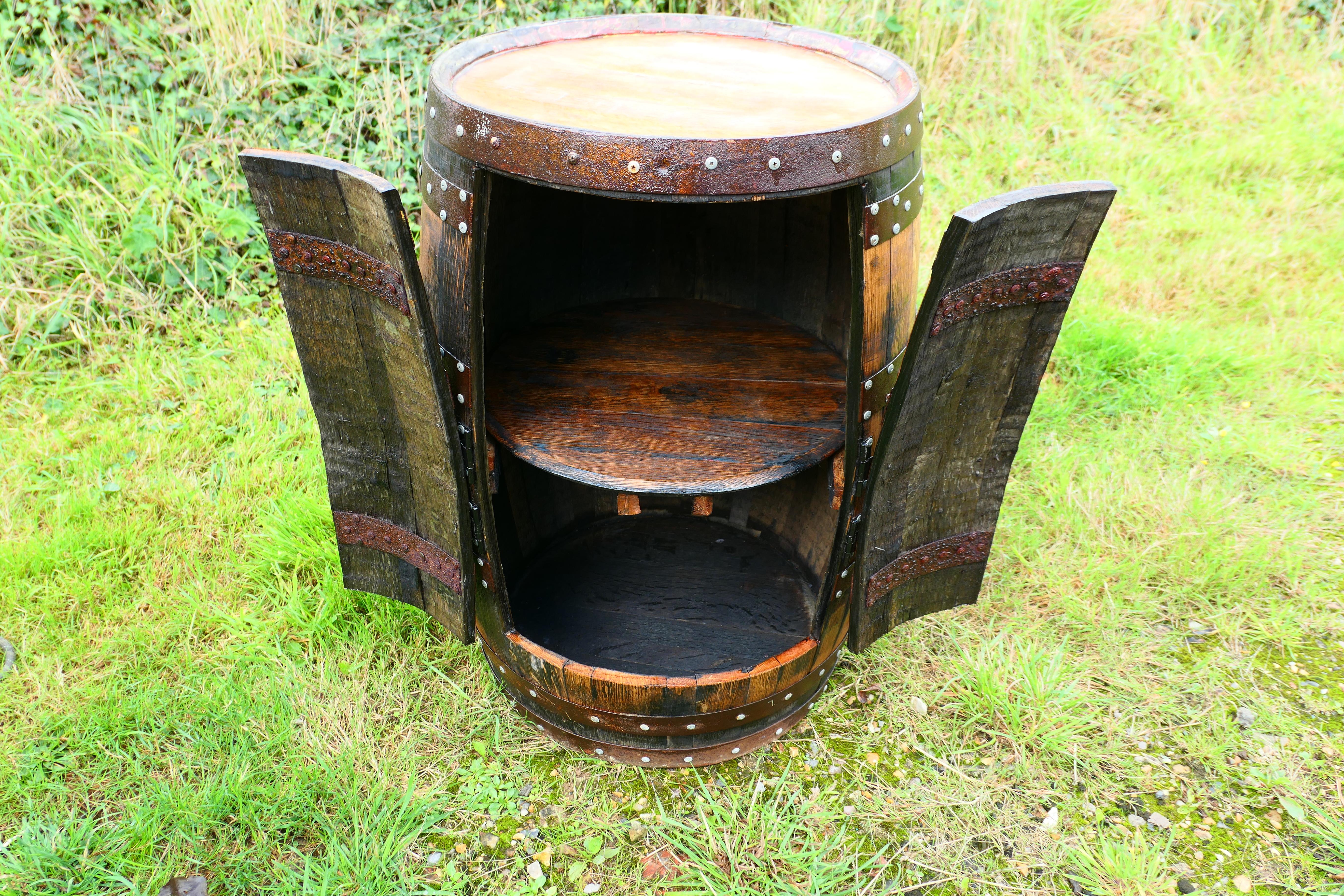 An Amazing Piece made from a Scottish Oak Whiskey Barrel For Sale 2