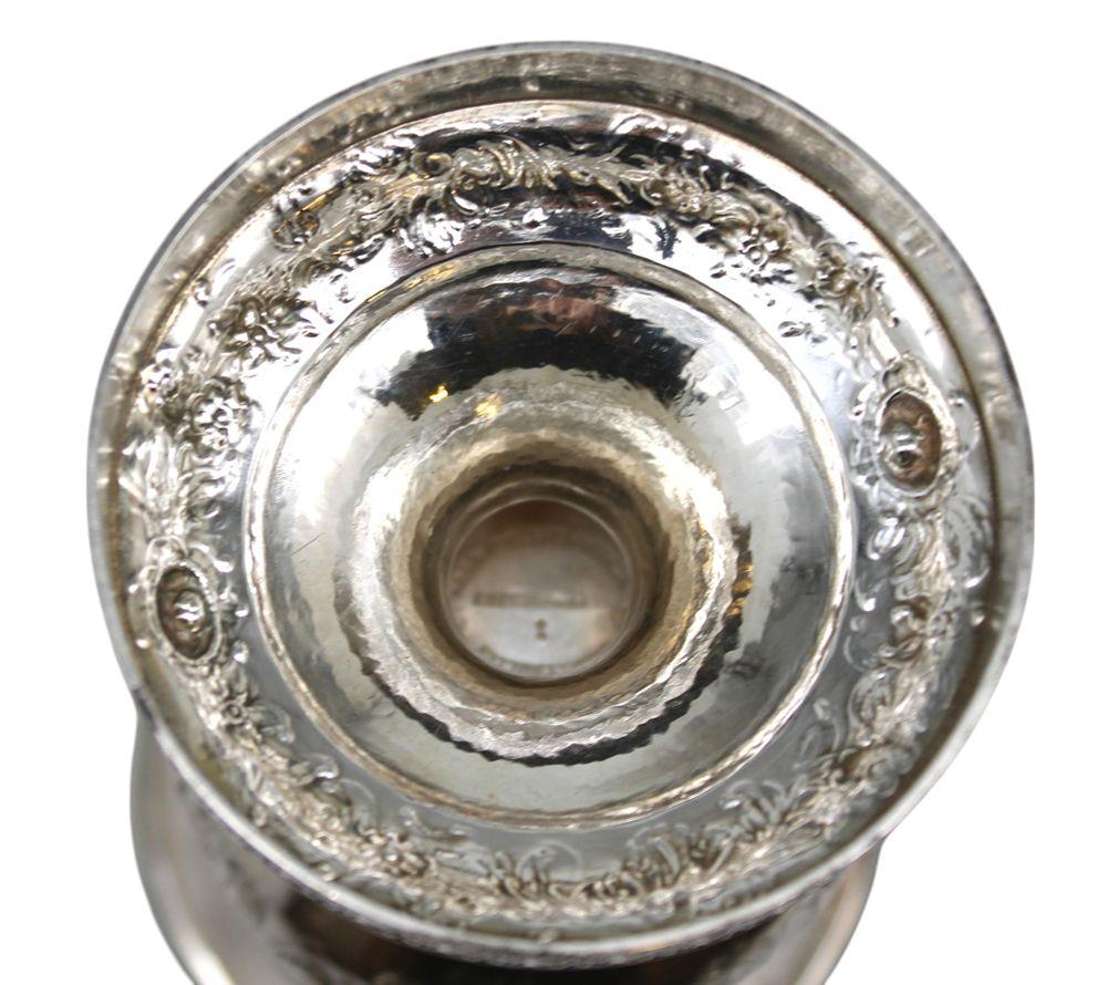 Sterling Silver An American Antique Coin Silver Goblet by Ball, Tompkins and Black, 19th Century For Sale