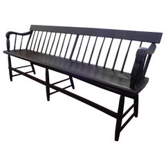 An American Antique Wooden  Bench /Settee, c1890s