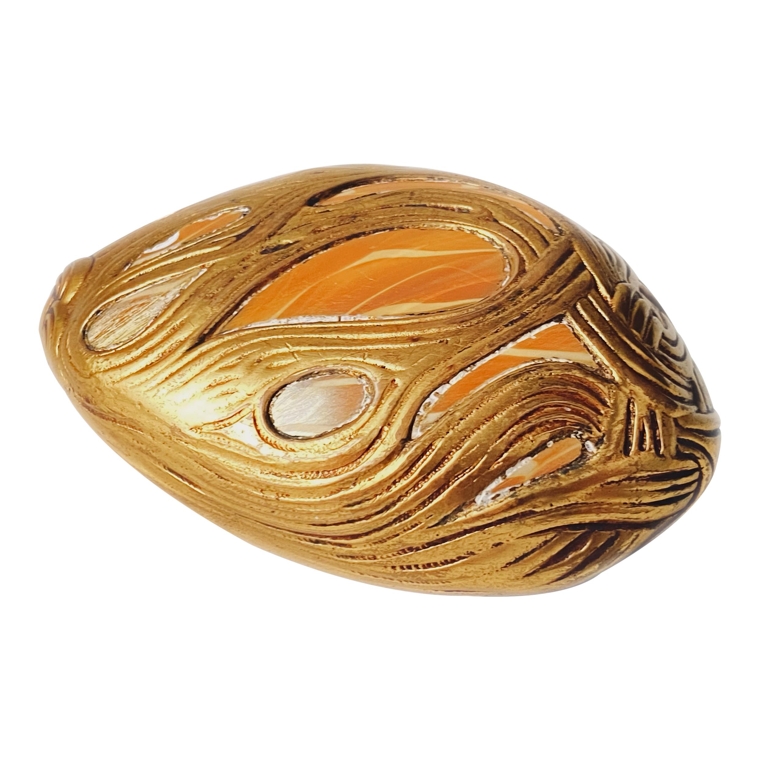 American Art Nouveau Swirl Paperweight by, Tiffany Studios