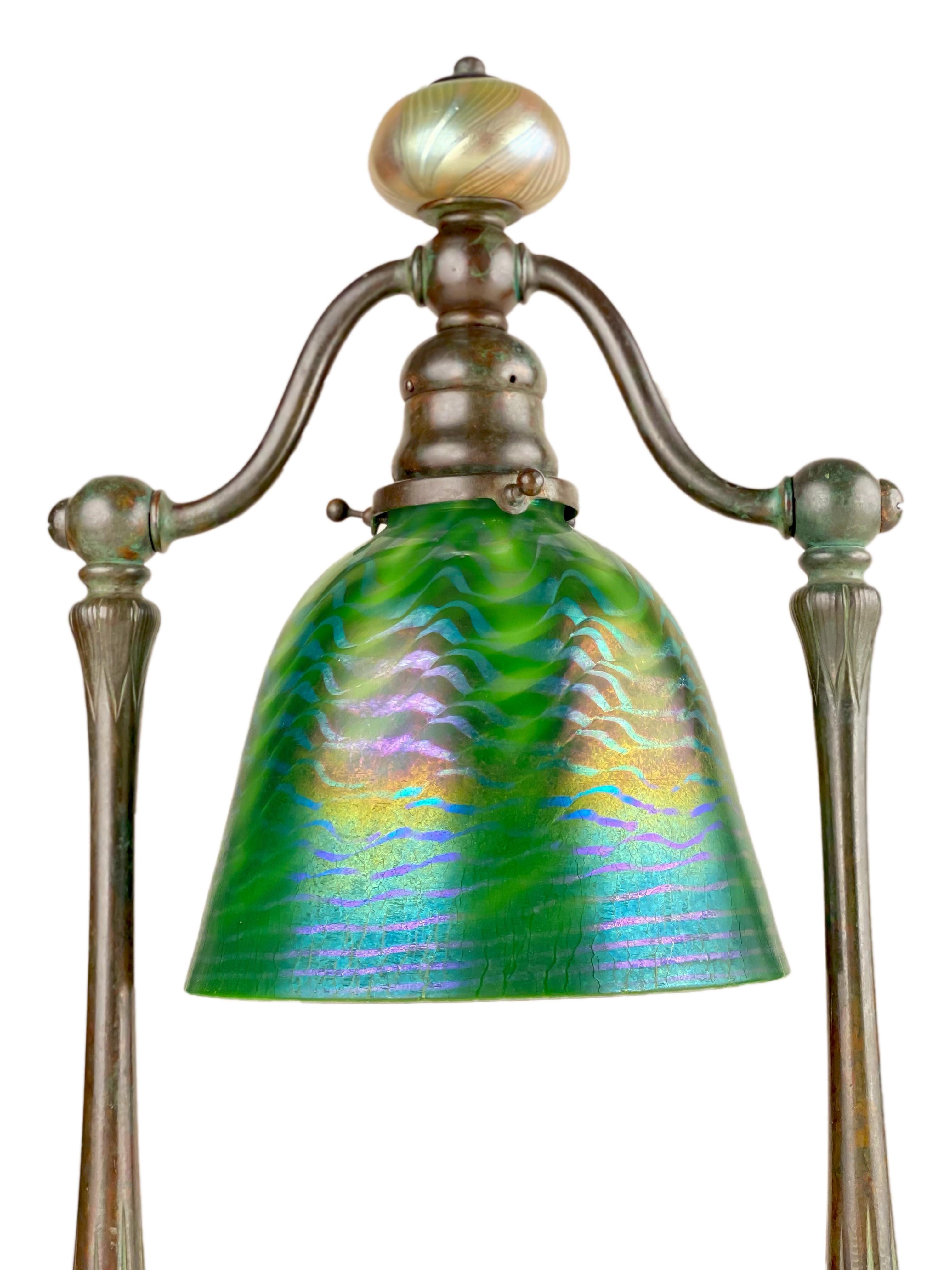 Patinated American Art Nouveau Tiffany Favrile 