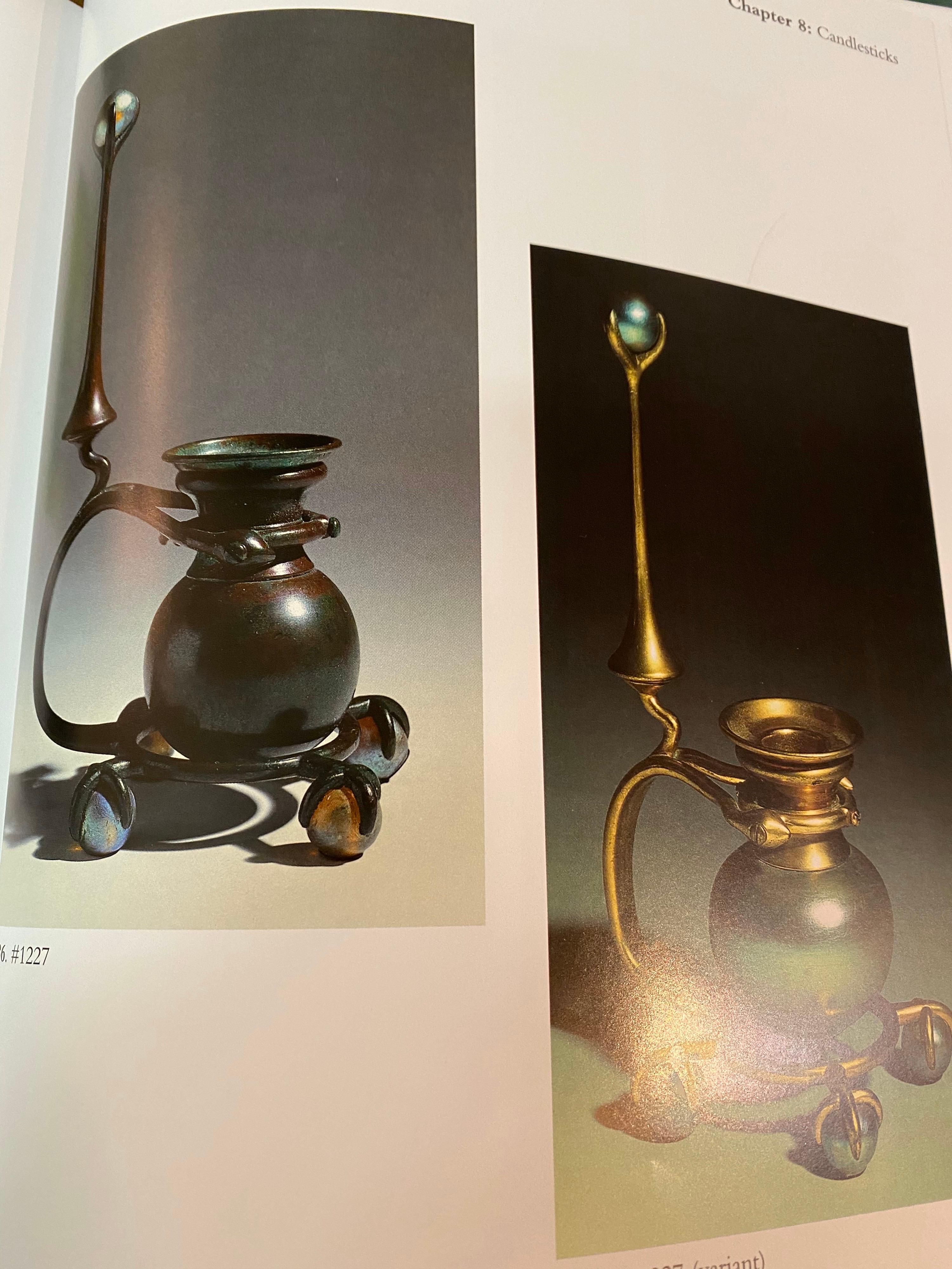 American Art Nouveau “Gimbal” Candlestick by Tiffany Studios 2