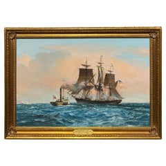 "An American Clipper Ship" by Leslie Arthur Wilcox