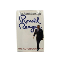 An American Life, Signed by Ronald Reagan, First Trade Edition in DJ, 1990