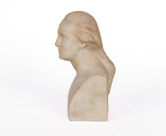 American Marble Bust of George Washington, After Houdon, C. 1890