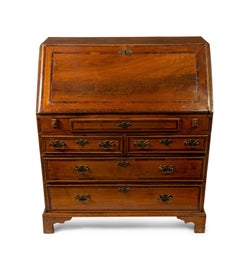 An English Slant Front Desk 19th Century Height 44 x width 37 x depth 21 inches