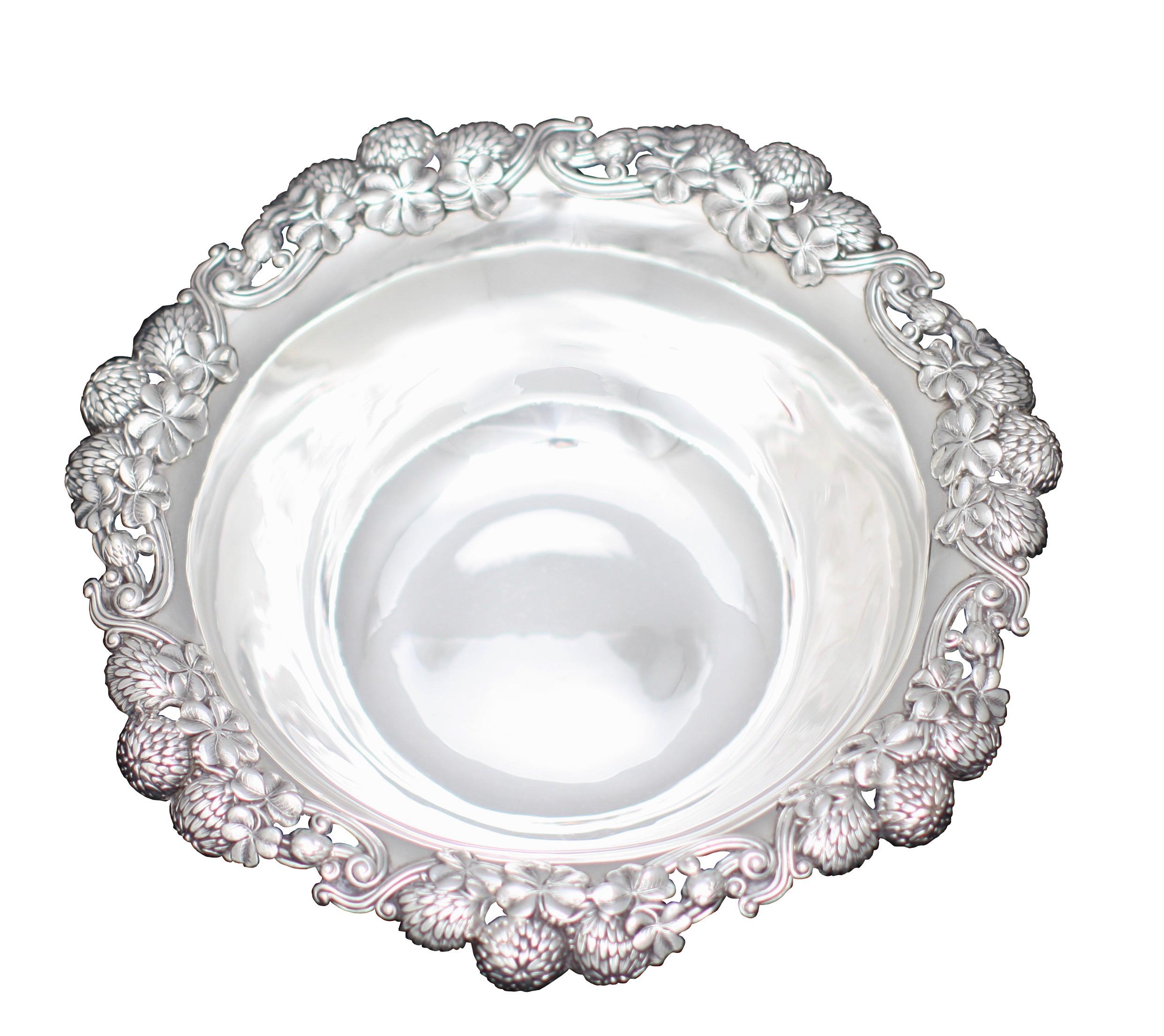 Mid-20th Century American Sterling Silver Bowl, Tiffany & Co., New York, circa 1950 For Sale