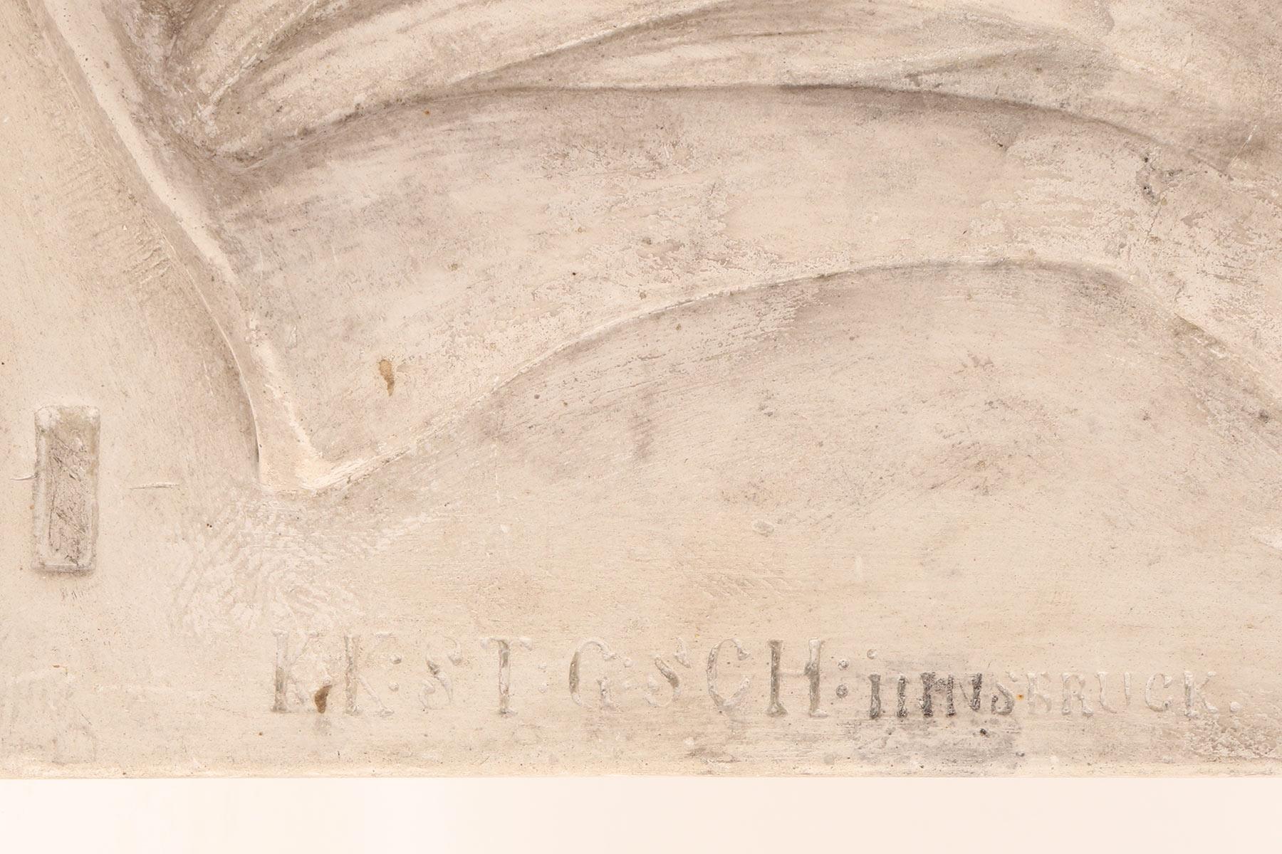 Modèle anatomique en plâtre de la section de la tête, Autriche, 1870. en vente 2