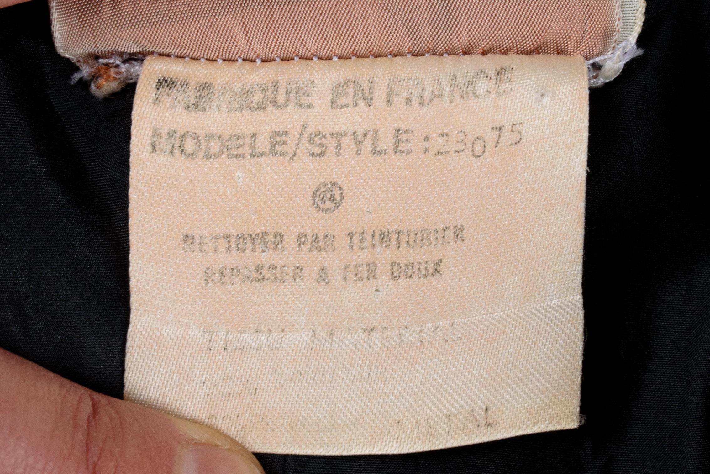 Robe de poupée André Courrèges Couture - France Circa 1968 Bon état - En vente à Toulon, FR