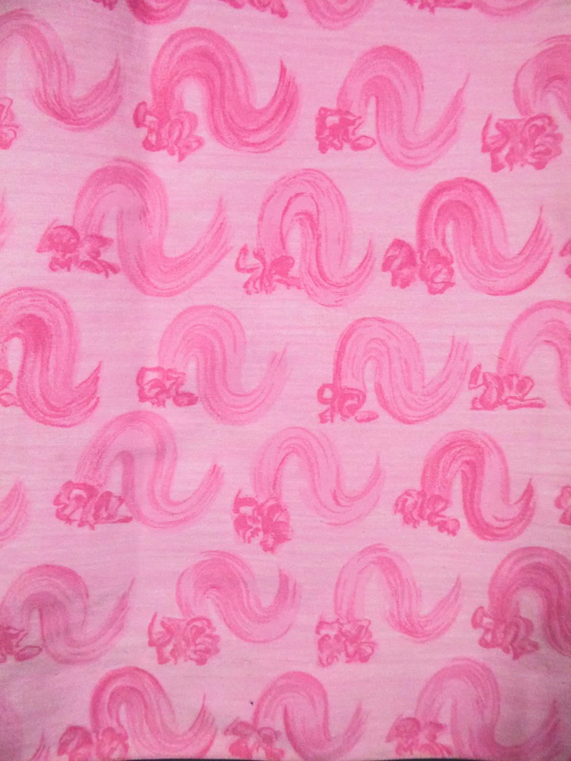 Purple An André Courr�èges Couture Pink Gazar Dress Numbered 15318 Circa 1970