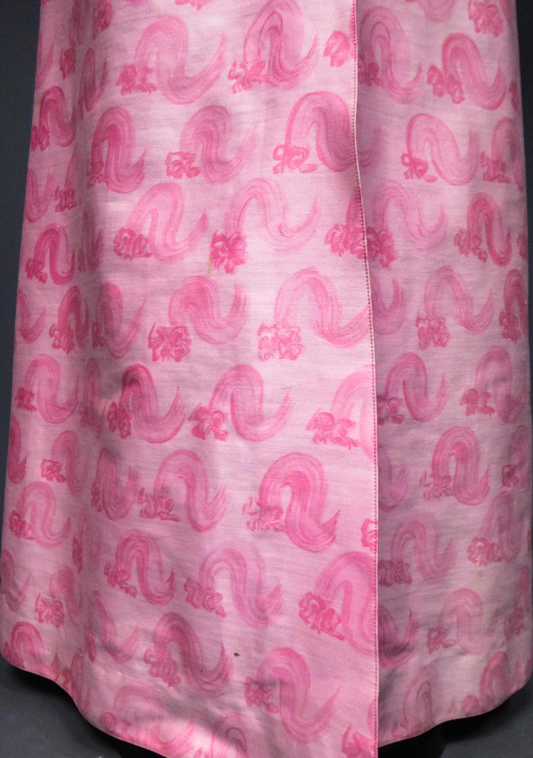 Women's An André Courrèges Couture Pink Gazar Dress Numbered 15318 Circa 1970