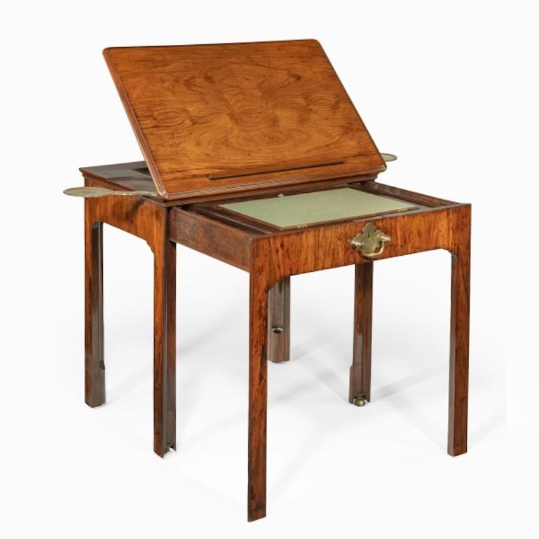 An Anglo-Chinese padouk metamorphic architect’s table For Sale 2