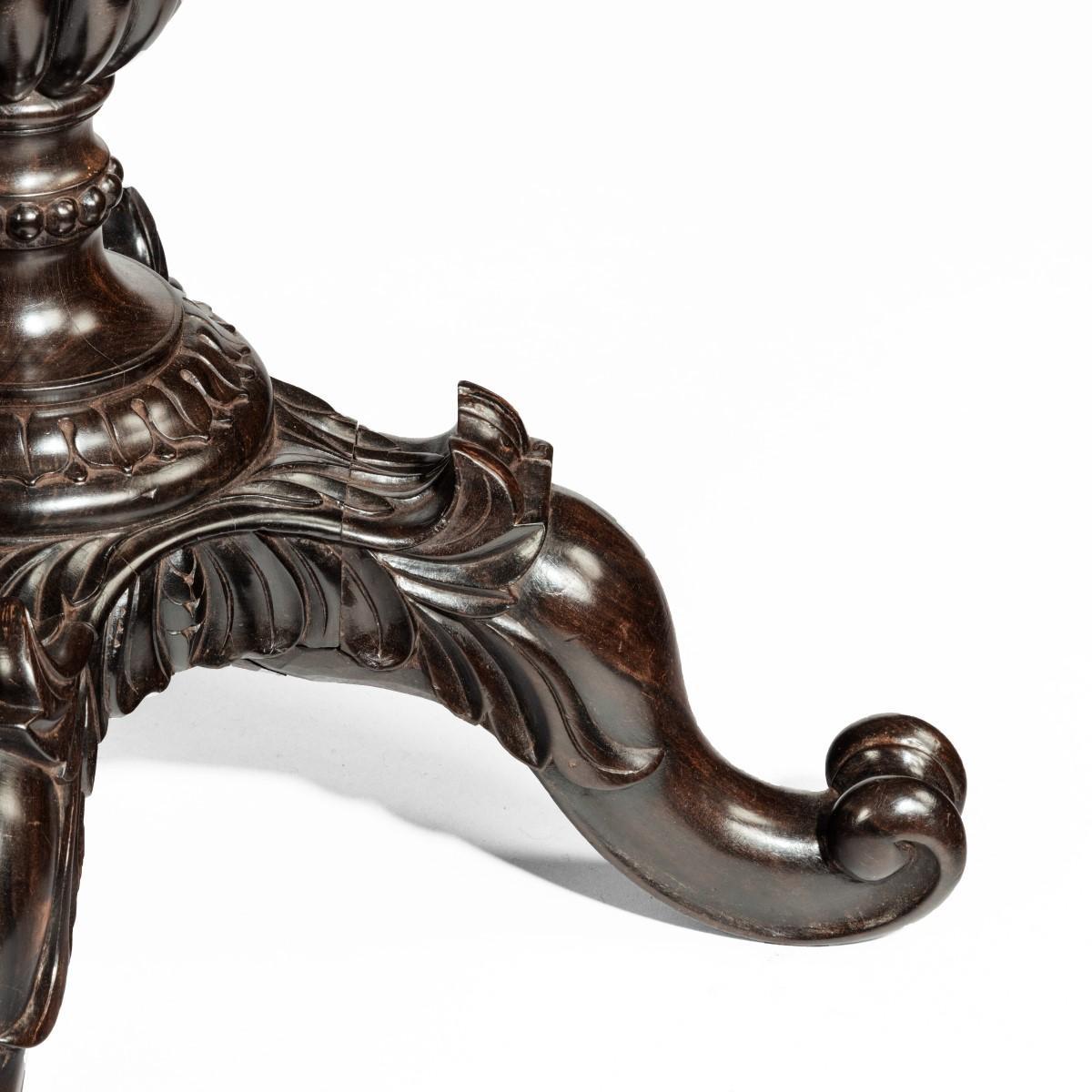 Anglo-Indian Solid Ebony Jardiniere In Good Condition For Sale In Lymington, Hampshire