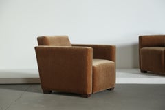 An Angular Armchair, Upholstered in COM