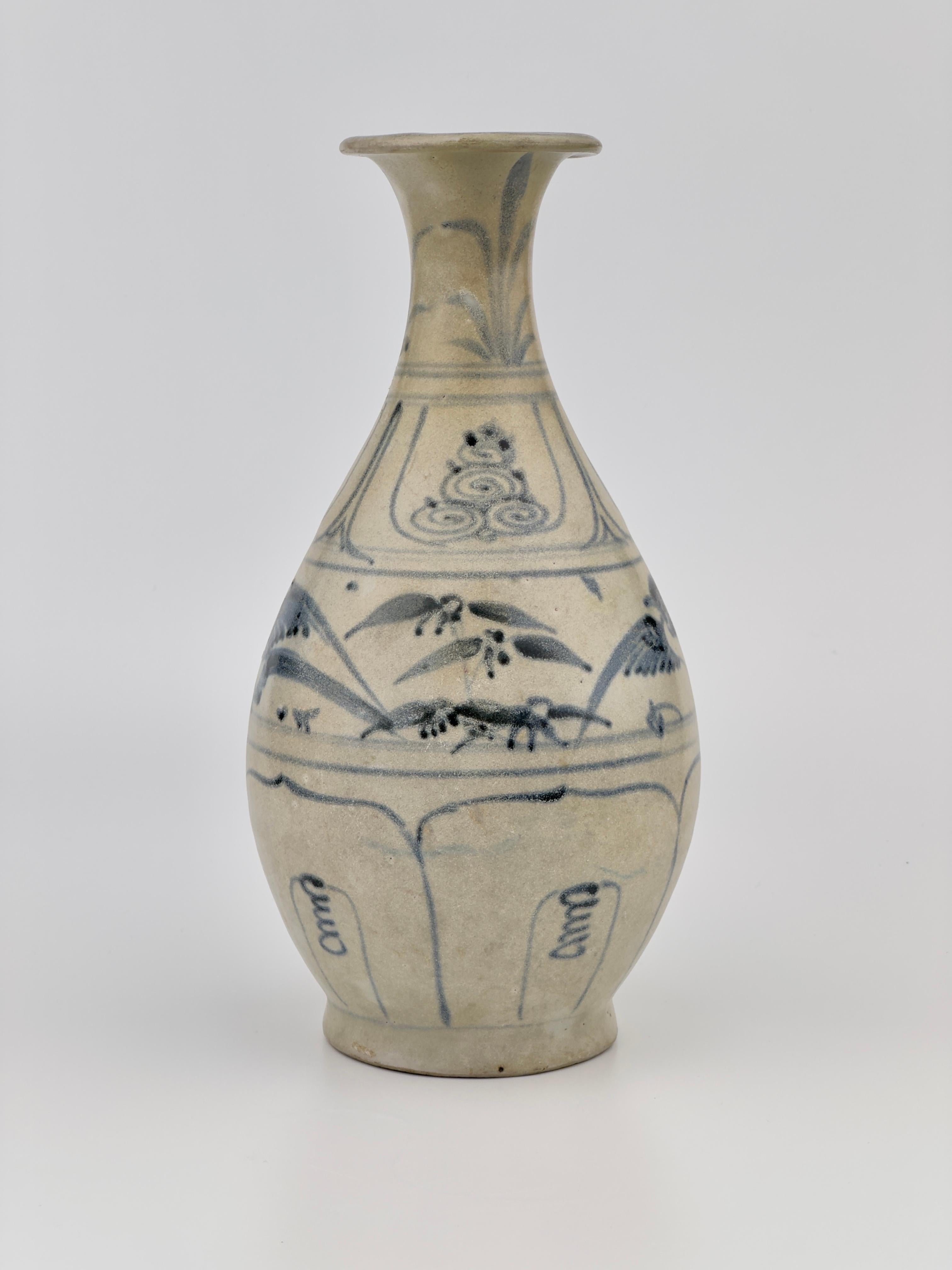 Ming An Annamese stoneware with cobalt blue, Hoi An Hoard, Late 15th century For Sale
