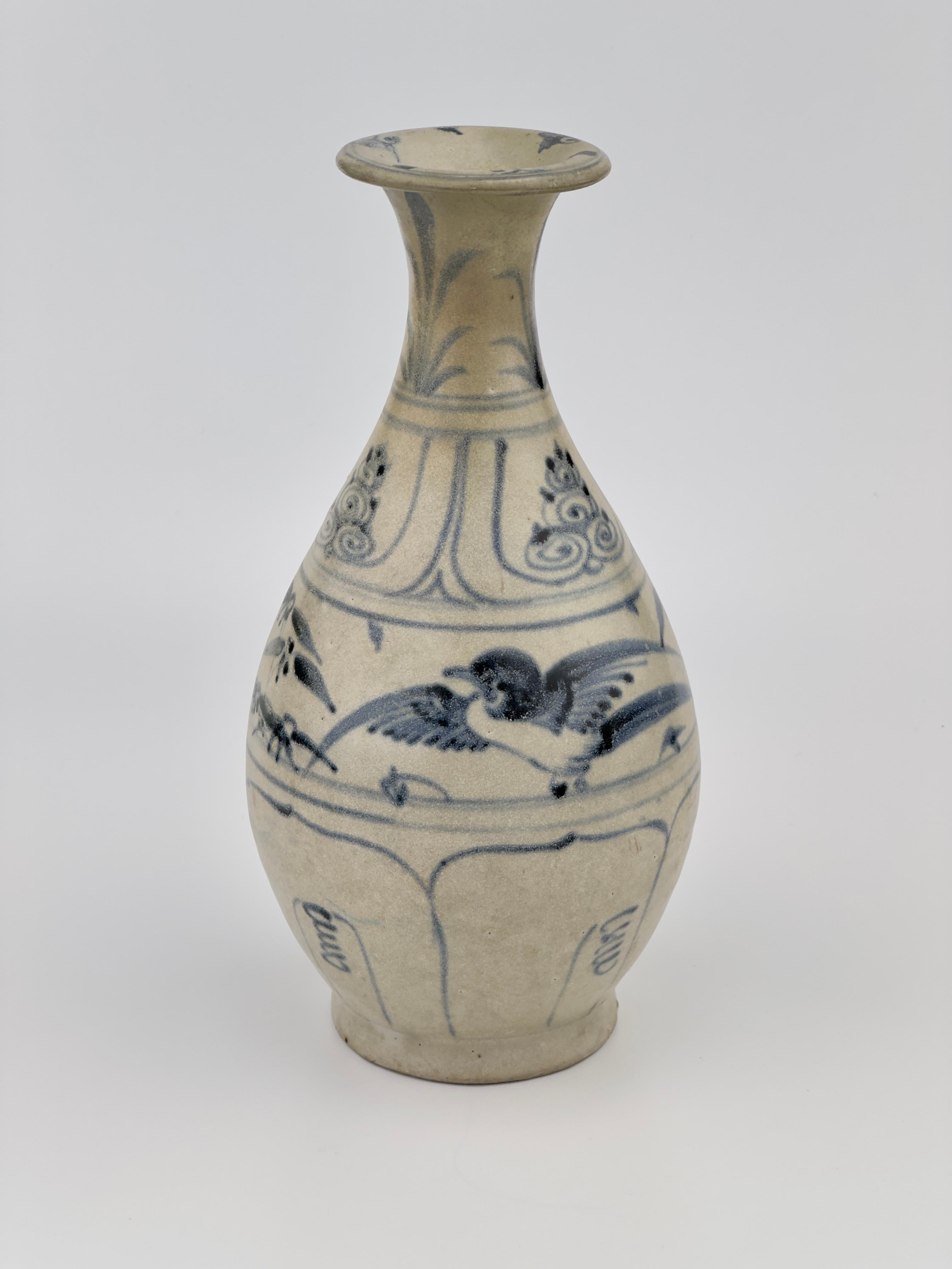 Vietnamese An Annamese stoneware with cobalt blue, Hoi An Hoard, Late 15th century For Sale
