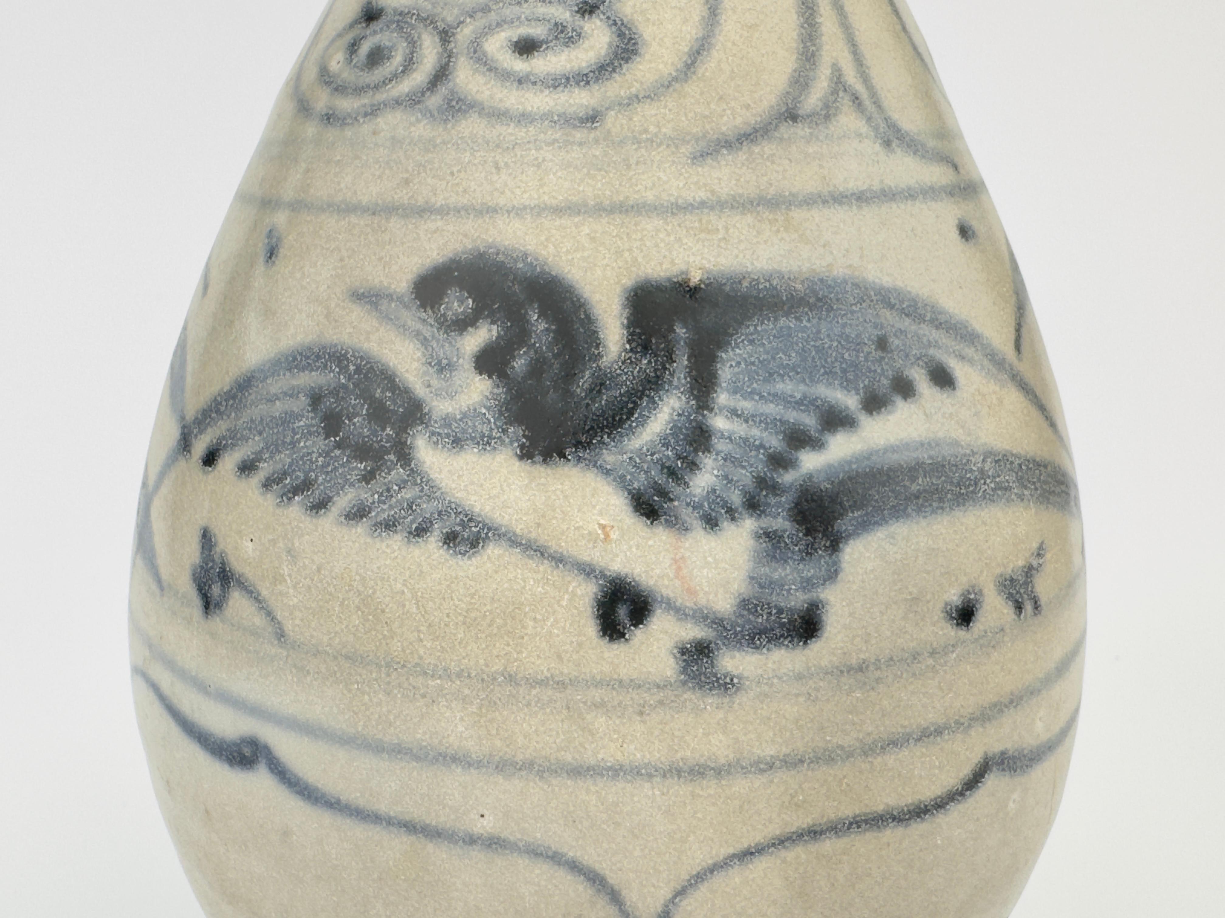 An Annamese stoneware with cobalt blue, Hoi An Hoard, Late 15th century For Sale 1
