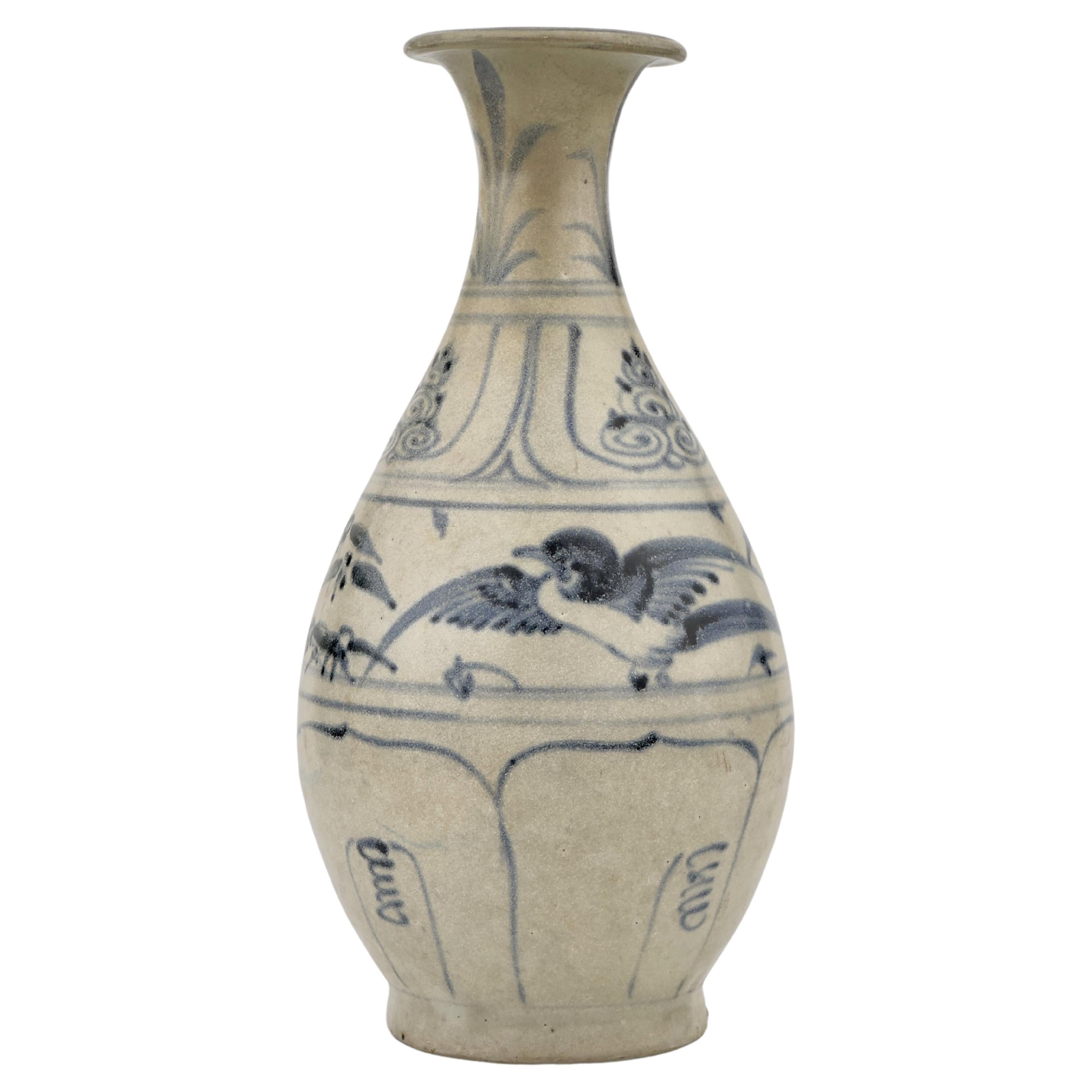 An Annamese stoneware with cobalt blue, Hoi An Hoard, Late 15th century For Sale