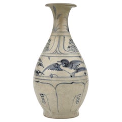 Vintage An Annamese stoneware with cobalt blue, Hoi An Hoard, Late 15th century