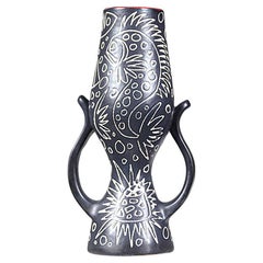 An Anthropomorphic Ceramic Vase by Marcel Santandreu Vallauris France 1970s