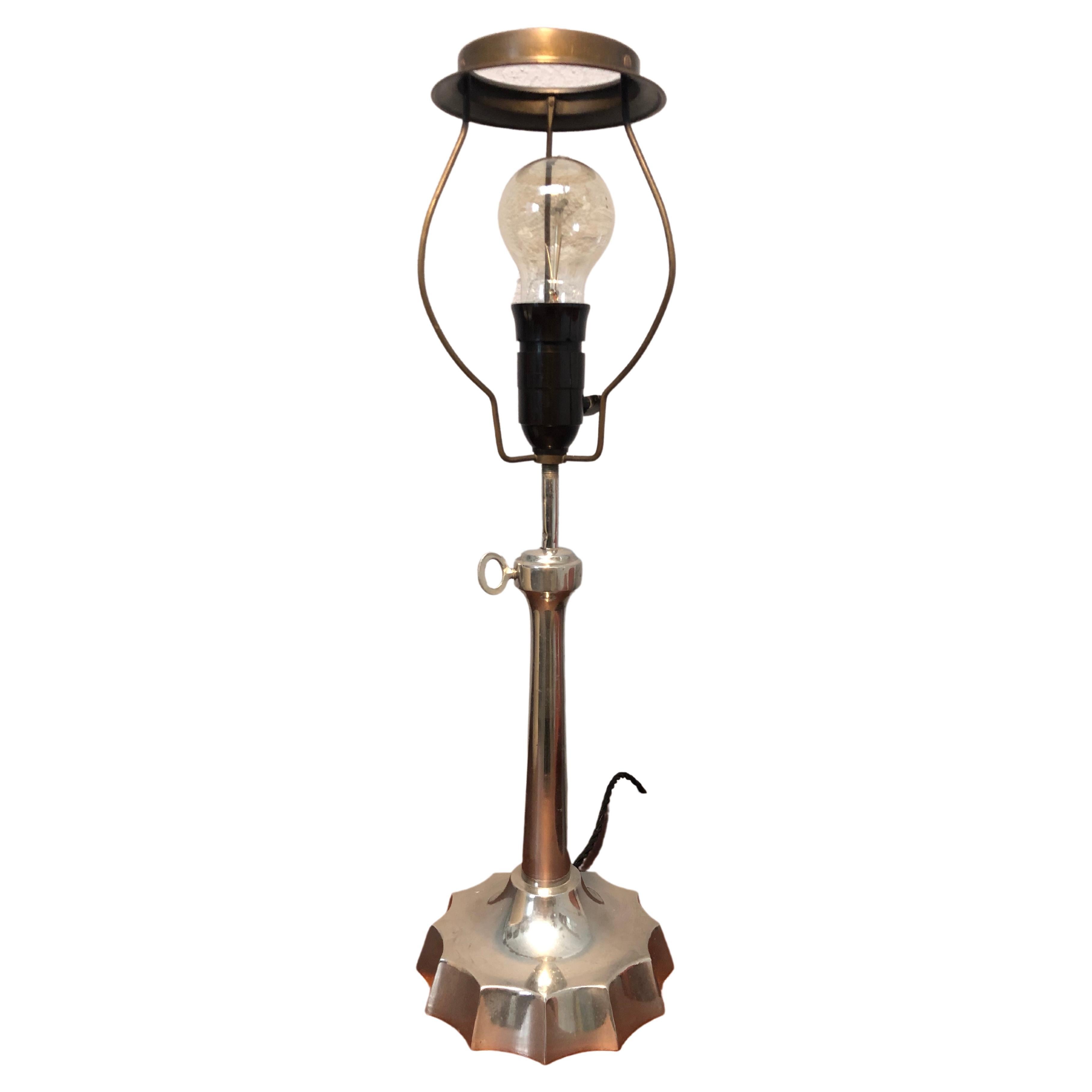 Lampe de table Art déco ancienne des années 1920